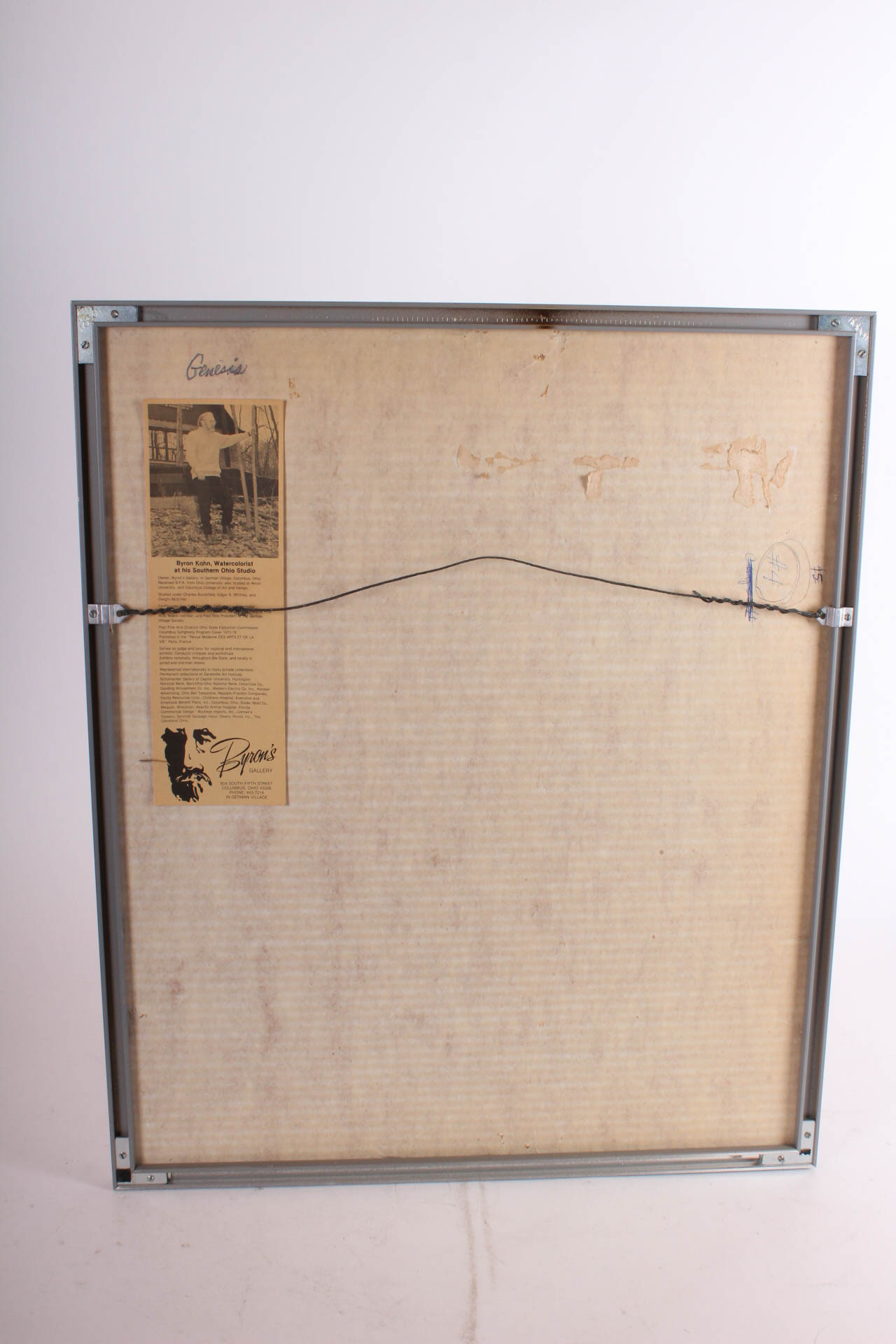 Byron Kohn "Genesis" Watercolor Landscape