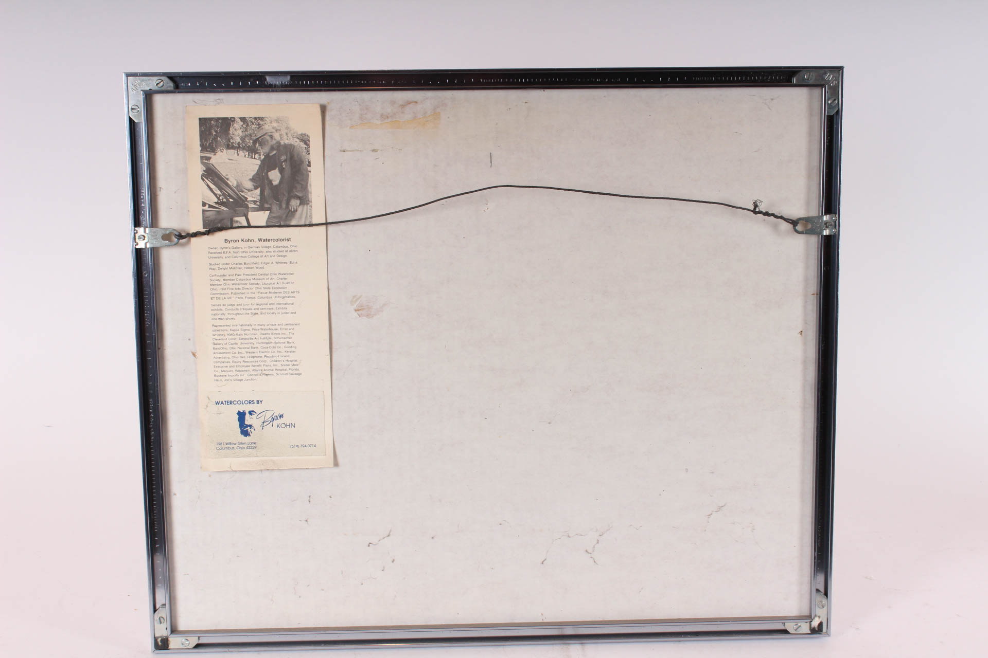 Byron Kohn Water Lilies Watercolor