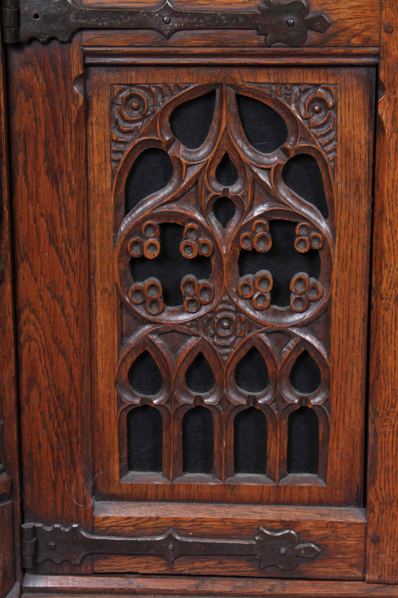 Antique Belgian Oak Cabinet
