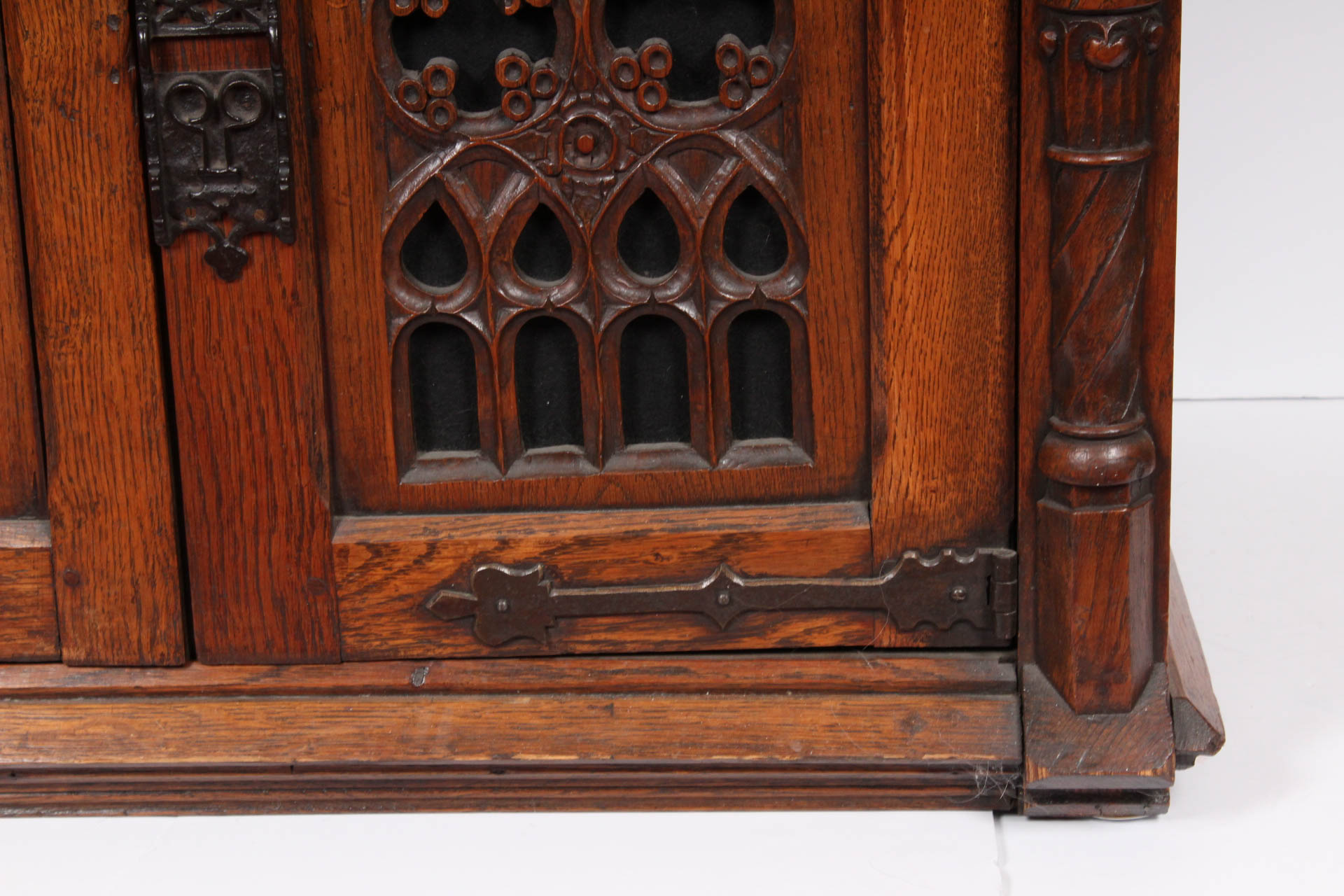 Antique Belgian Oak Cabinet