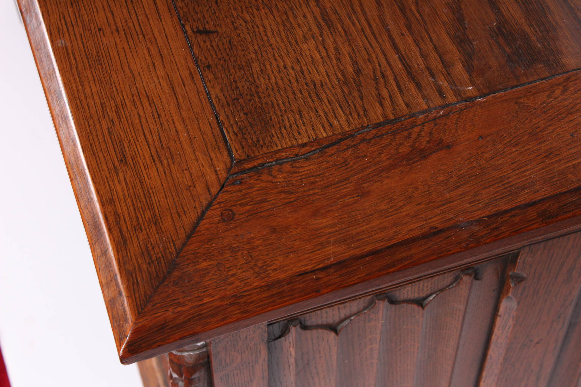 Antique Belgian Oak Cabinet