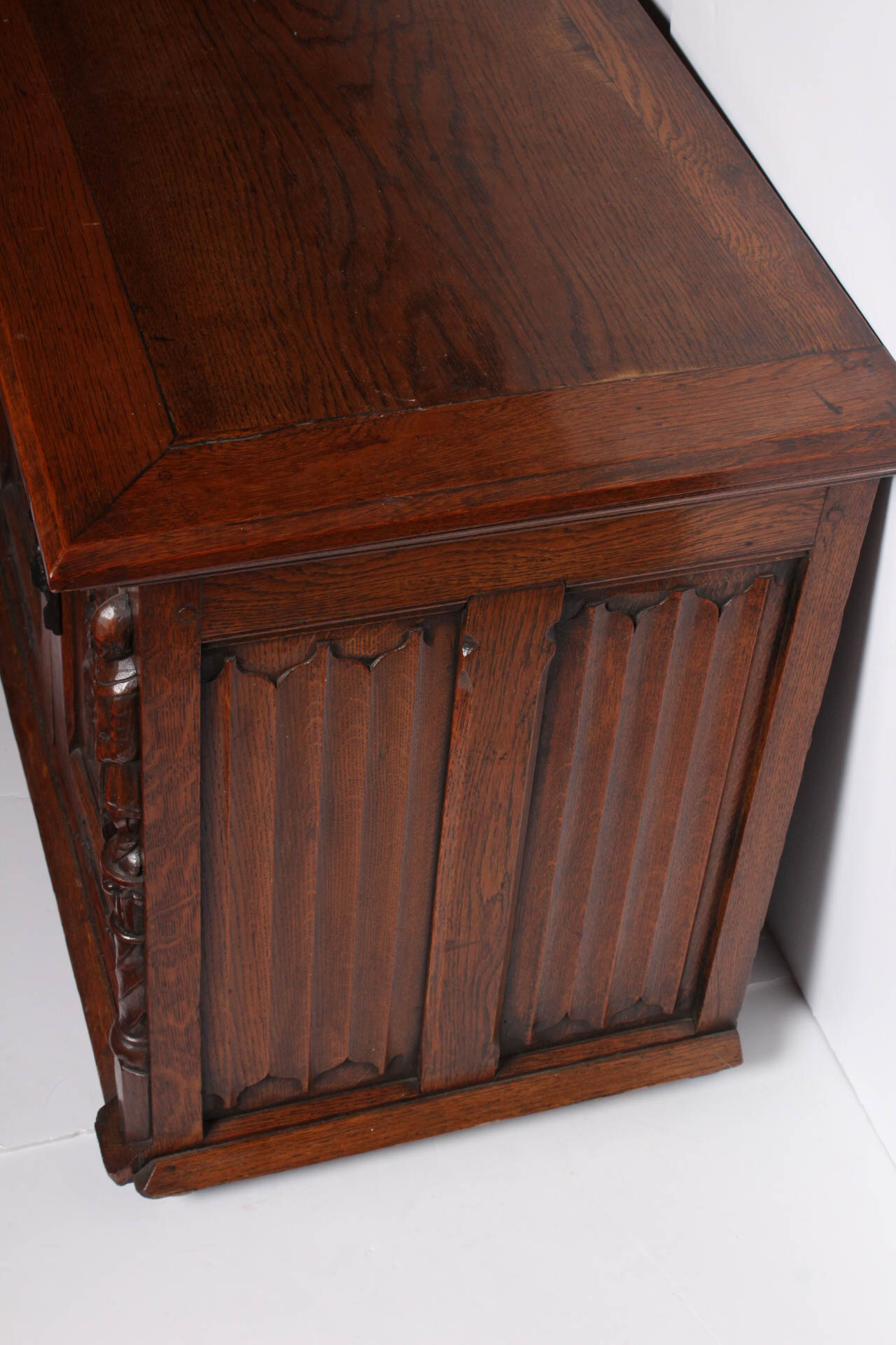 Antique Belgian Oak Cabinet