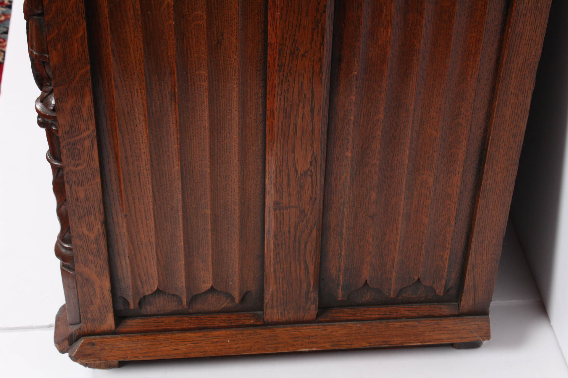 Antique Belgian Oak Cabinet