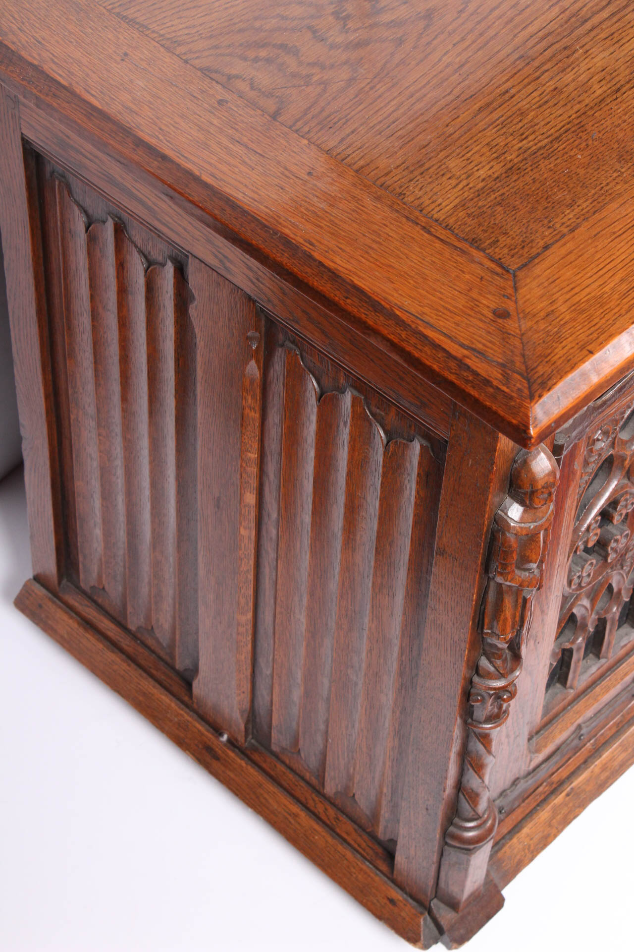 Antique Belgian Oak Cabinet