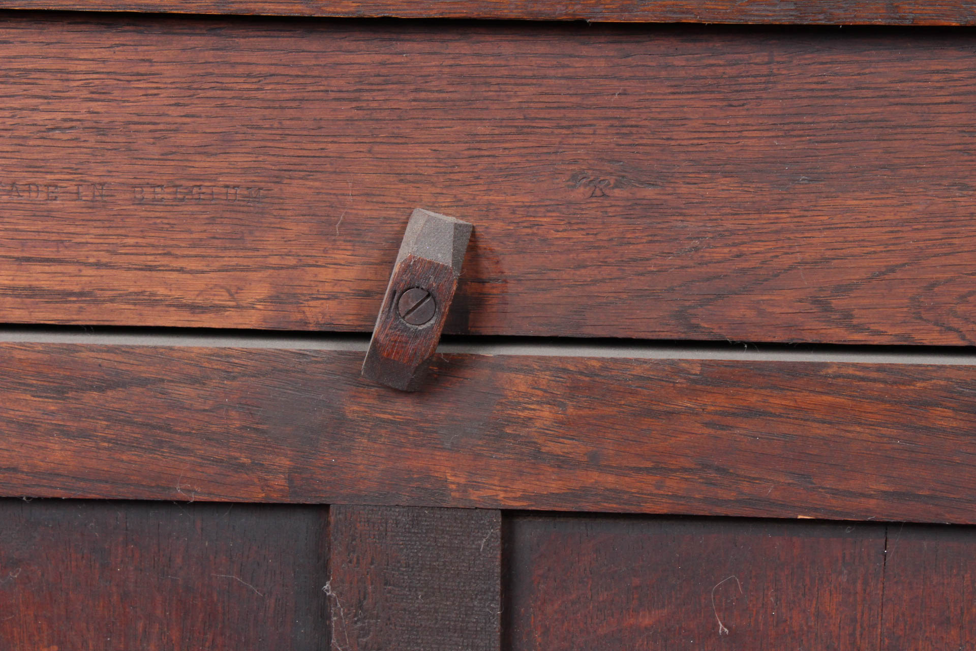 Antique Belgian Oak Cabinet