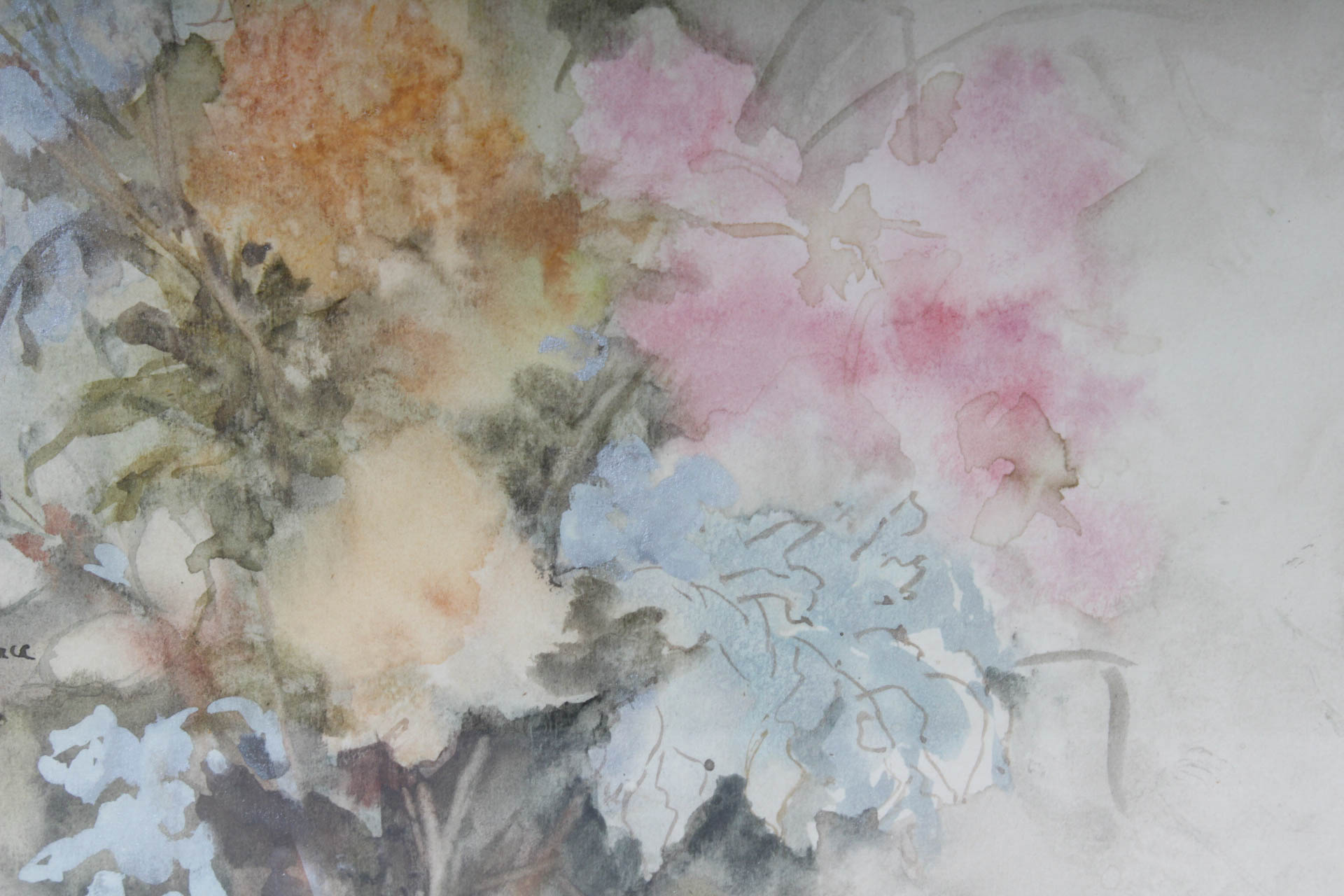 J. Rocheleau Floral Watercolor