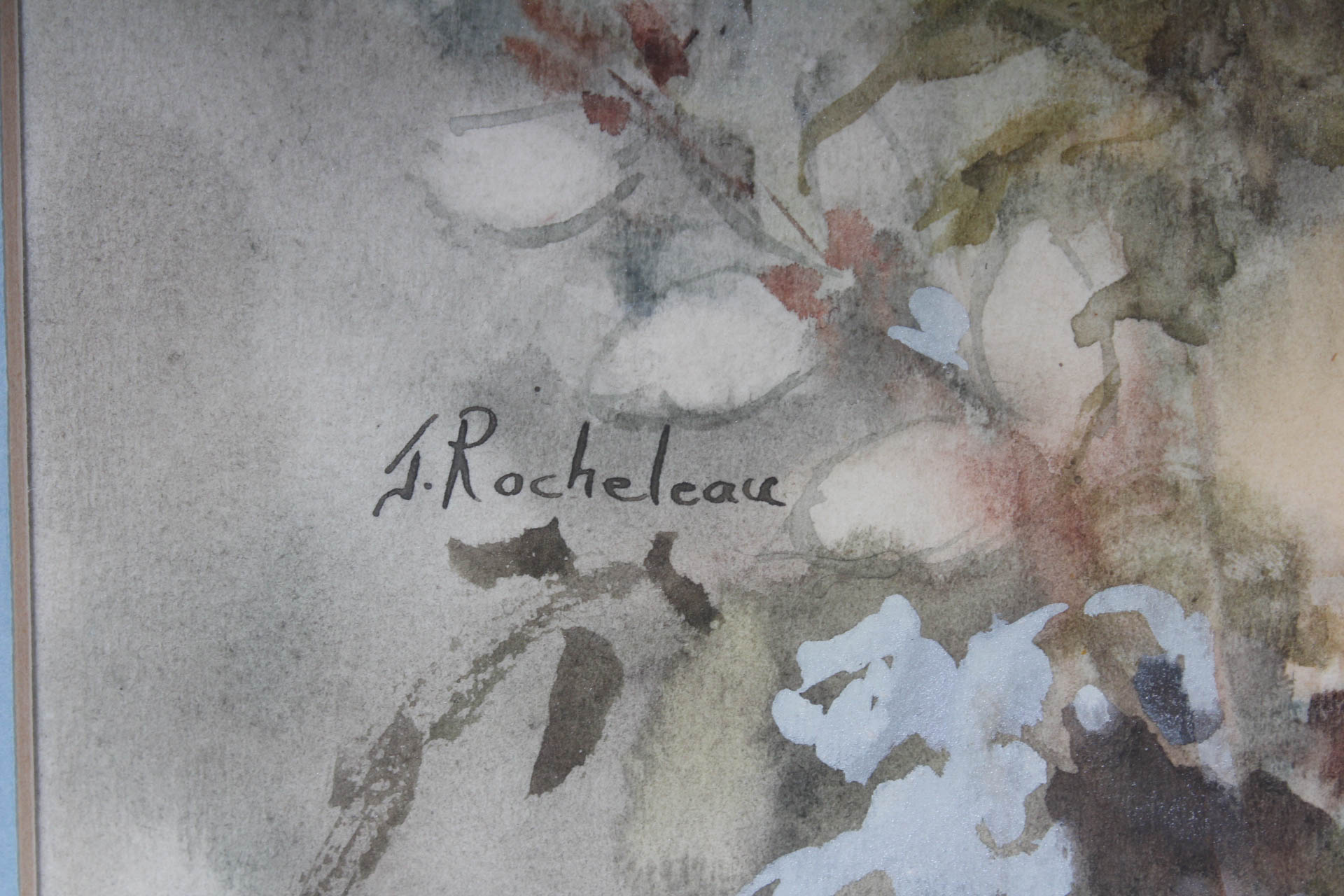 J. Rocheleau Floral Watercolor