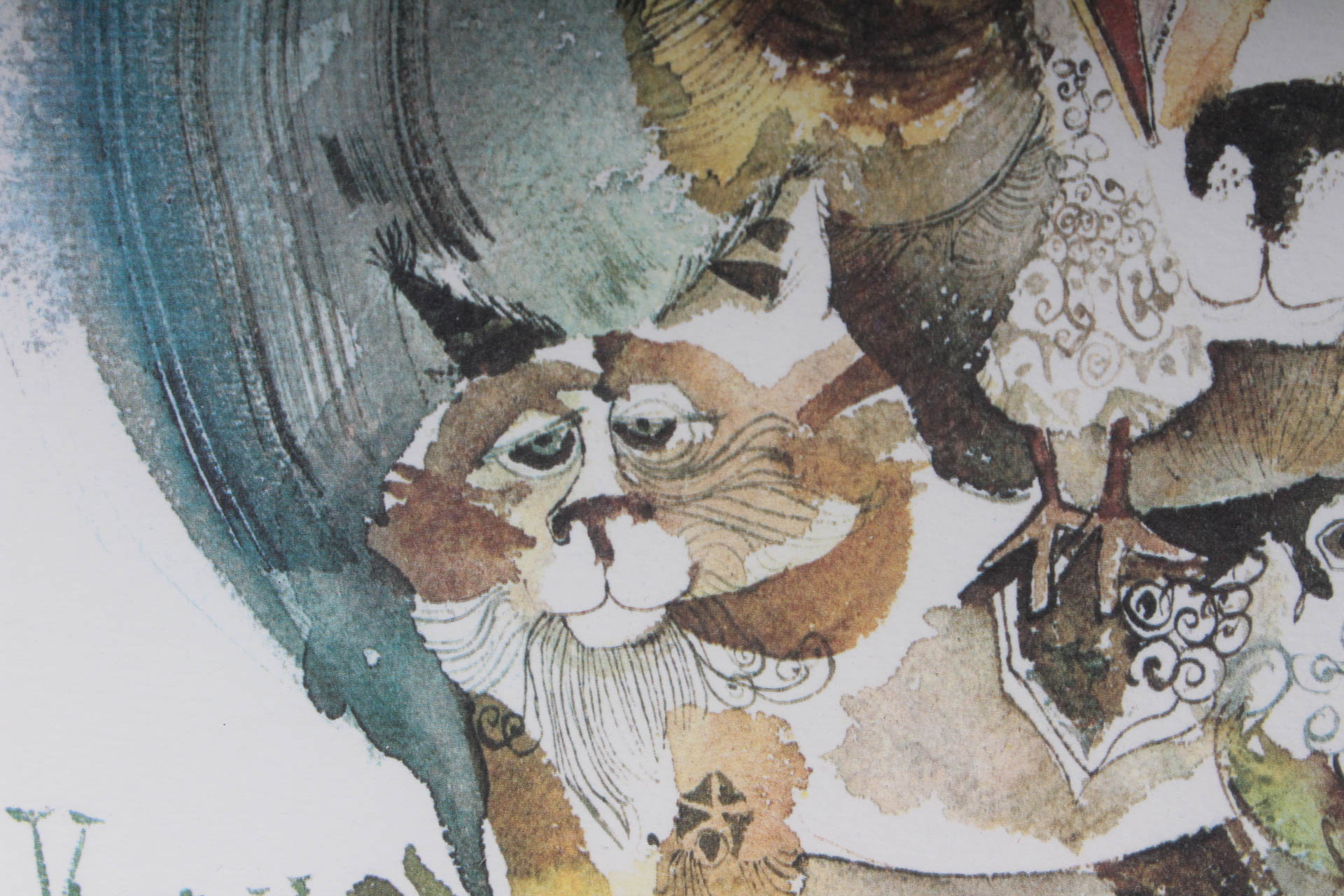 Don Nedobeck Offset Lithograph "Bus Stop"