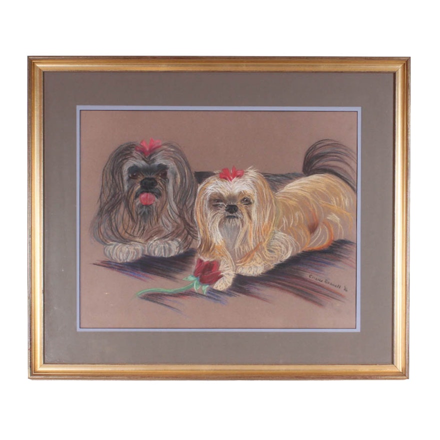 Cherie Russell Pet Portrait of Lhasa Apso