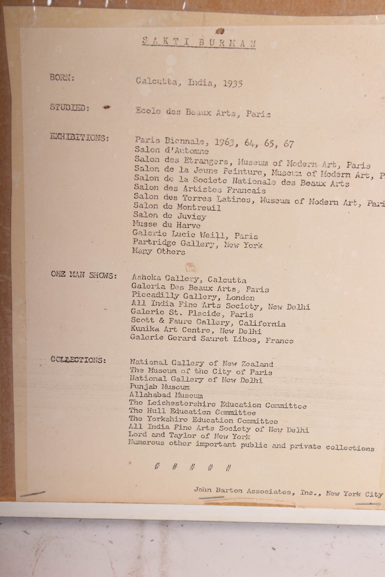 Sakti Burman Limited Edition Lithograph "The Three Graces"