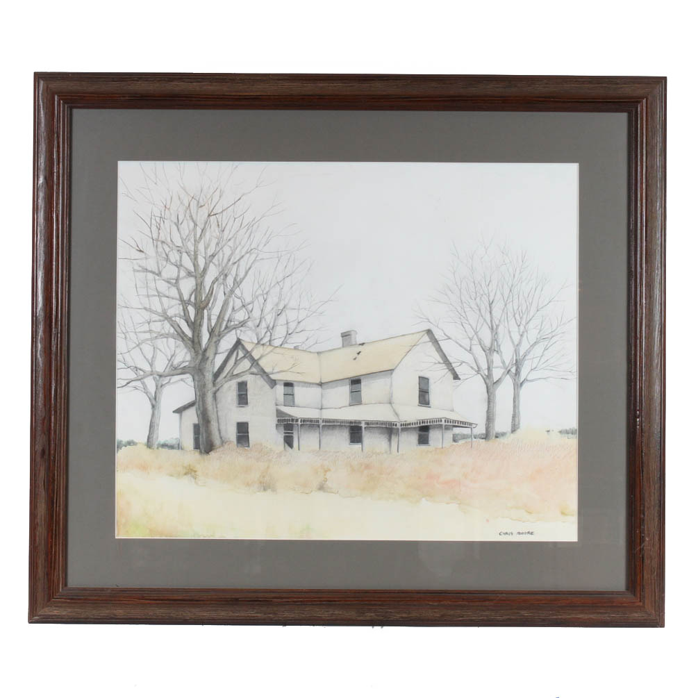 Chris Moore Watercolor Painting