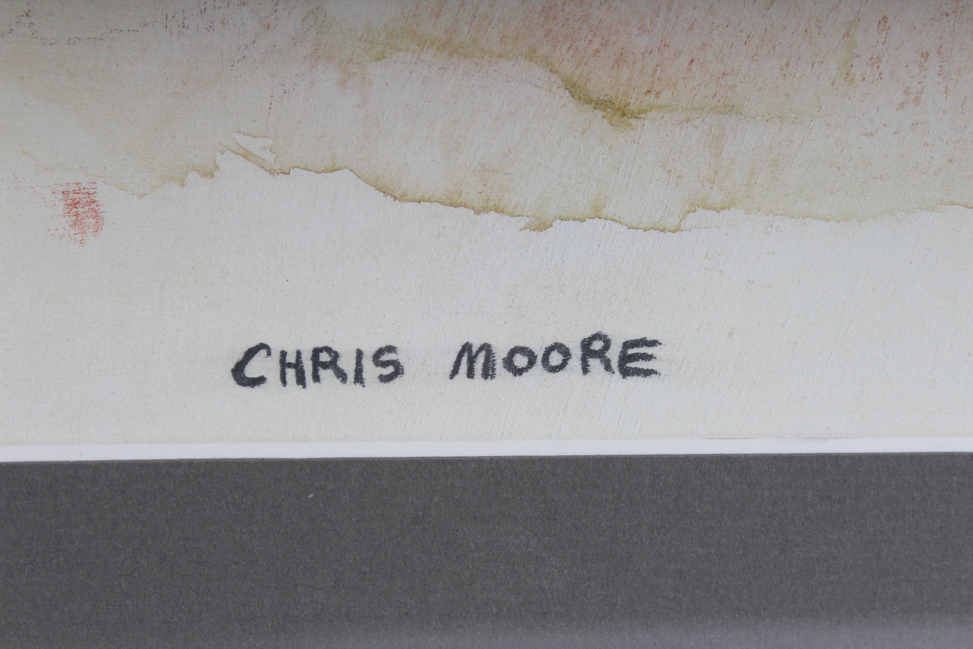 Chris Moore Watercolor Painting