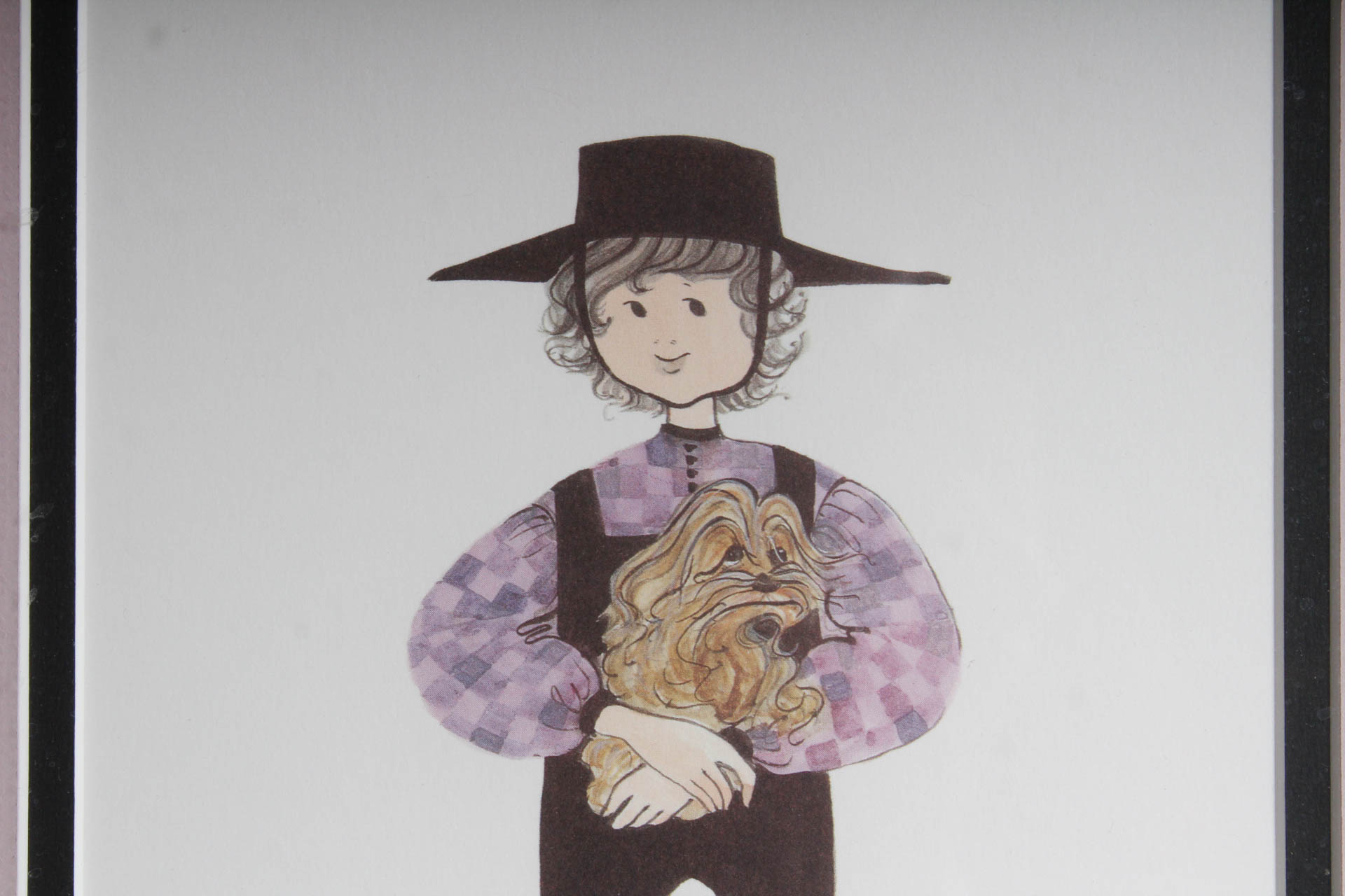 P. Buckley Moss Limited Edition "Train Man"