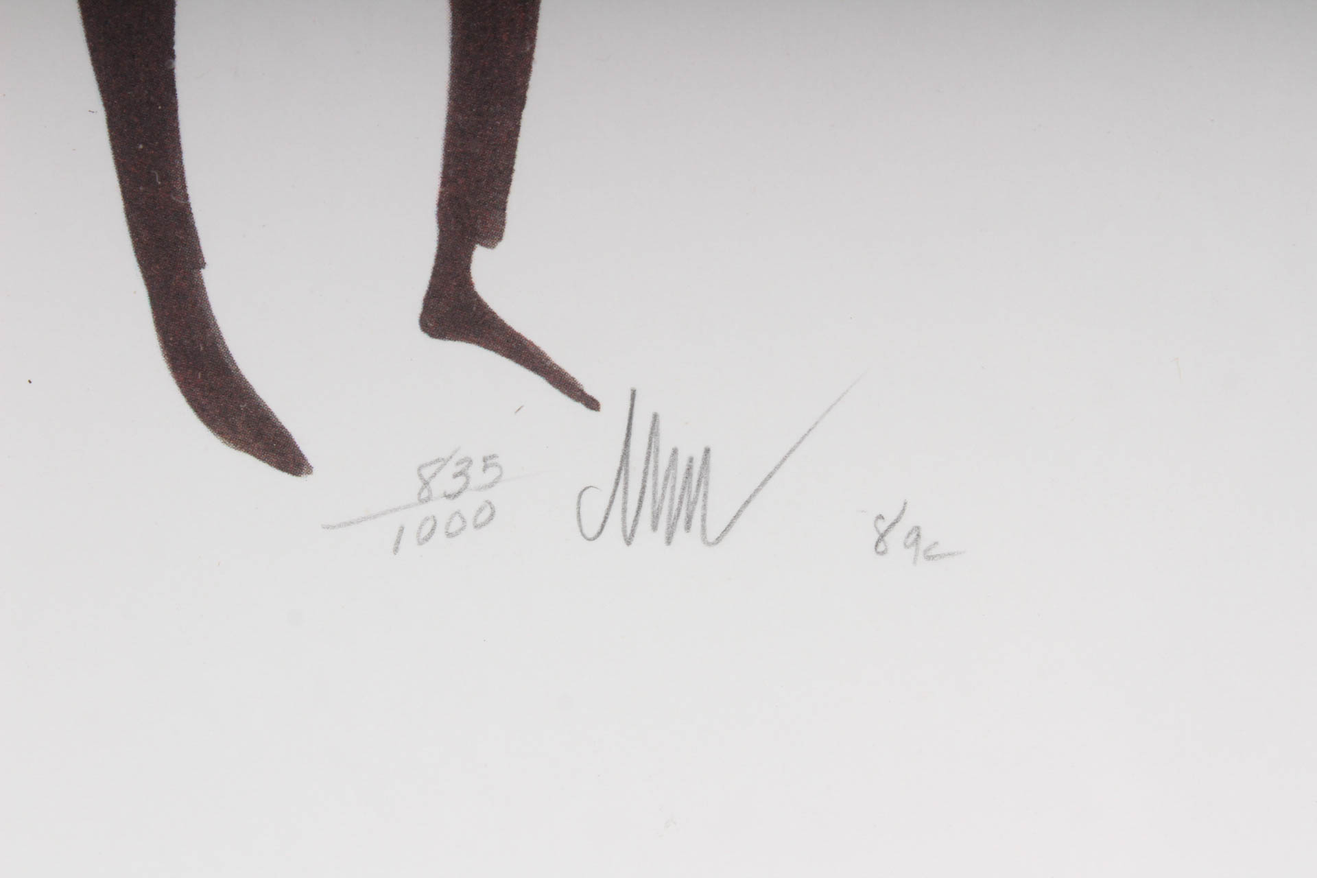 P. Buckley Moss Limited Edition "Train Man"