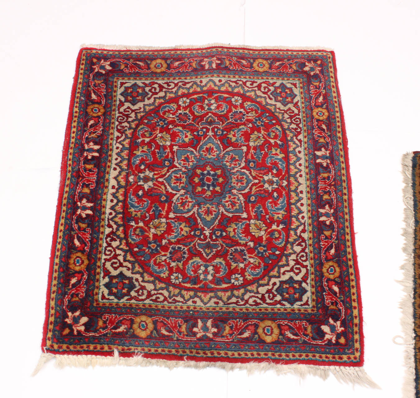 Pair of Hand Knotted Persian Accent Rugs