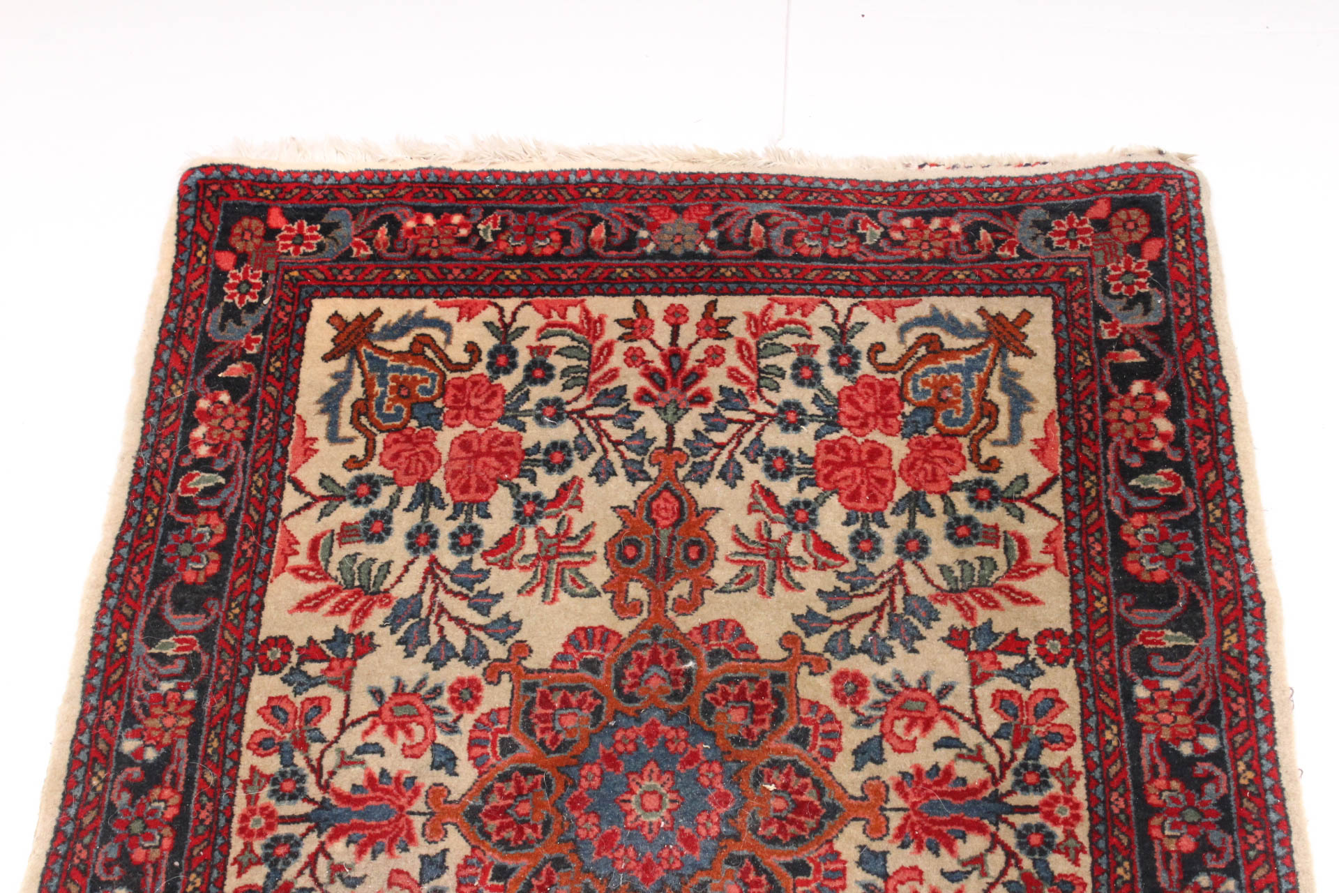 Hand Knotted Persian Bidjar Accent Rug