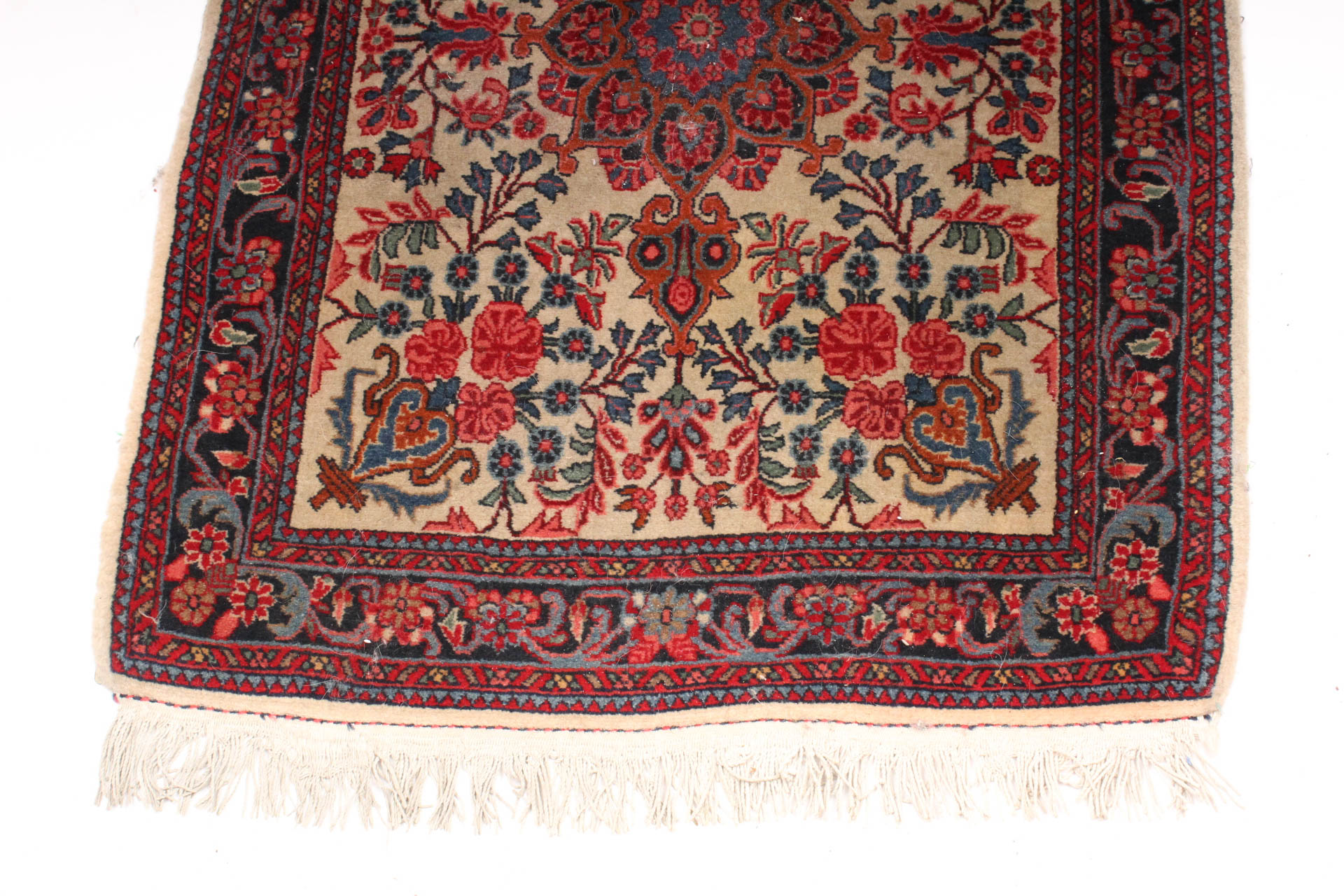 Hand Knotted Persian Bidjar Accent Rug