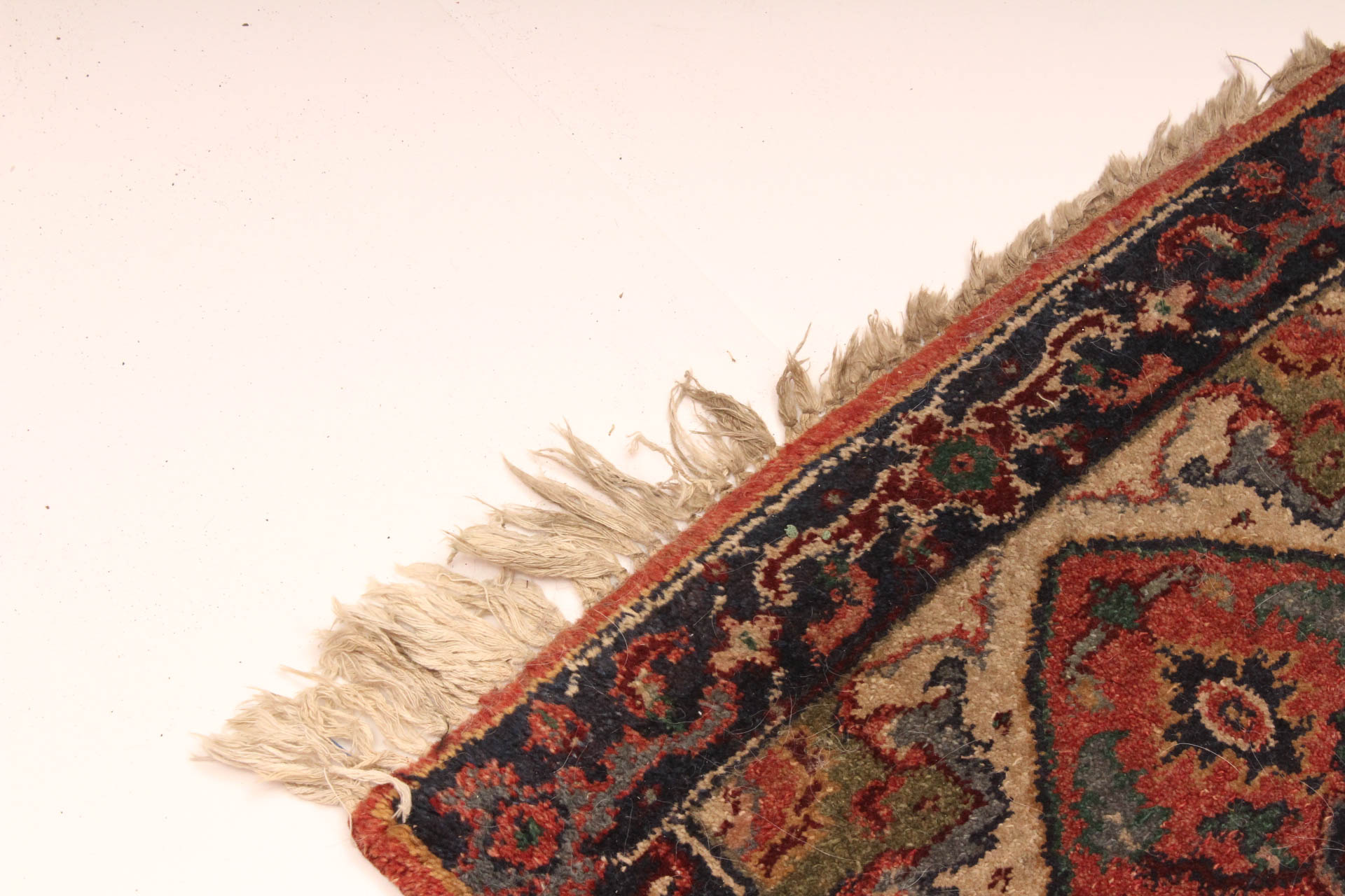 Hand Knotted Persian Heriz Wool Accent Rug