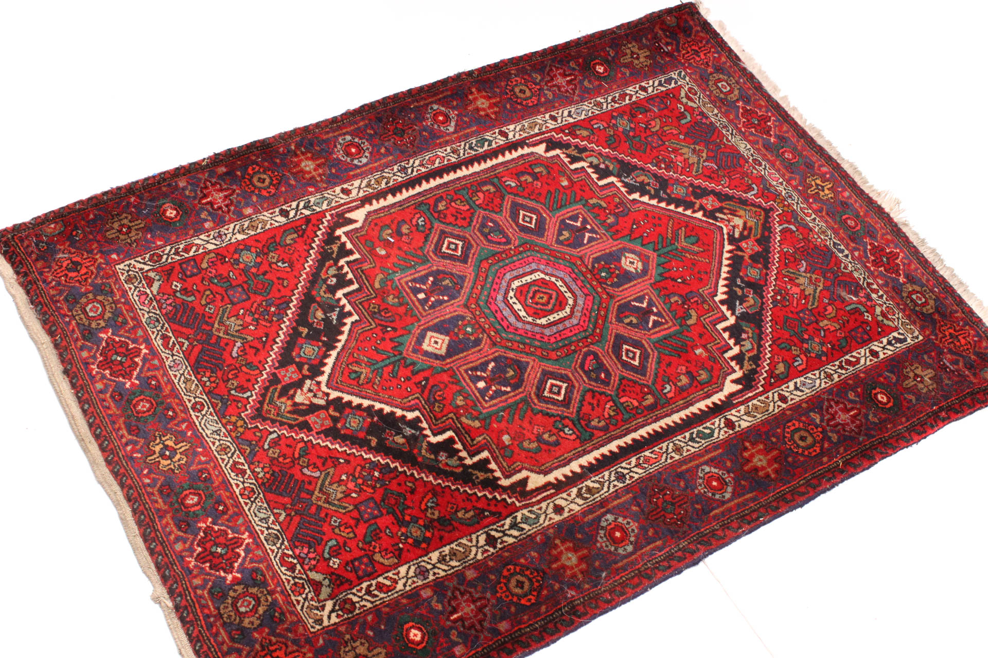 Hand Knotted Caucasian Accent Rug