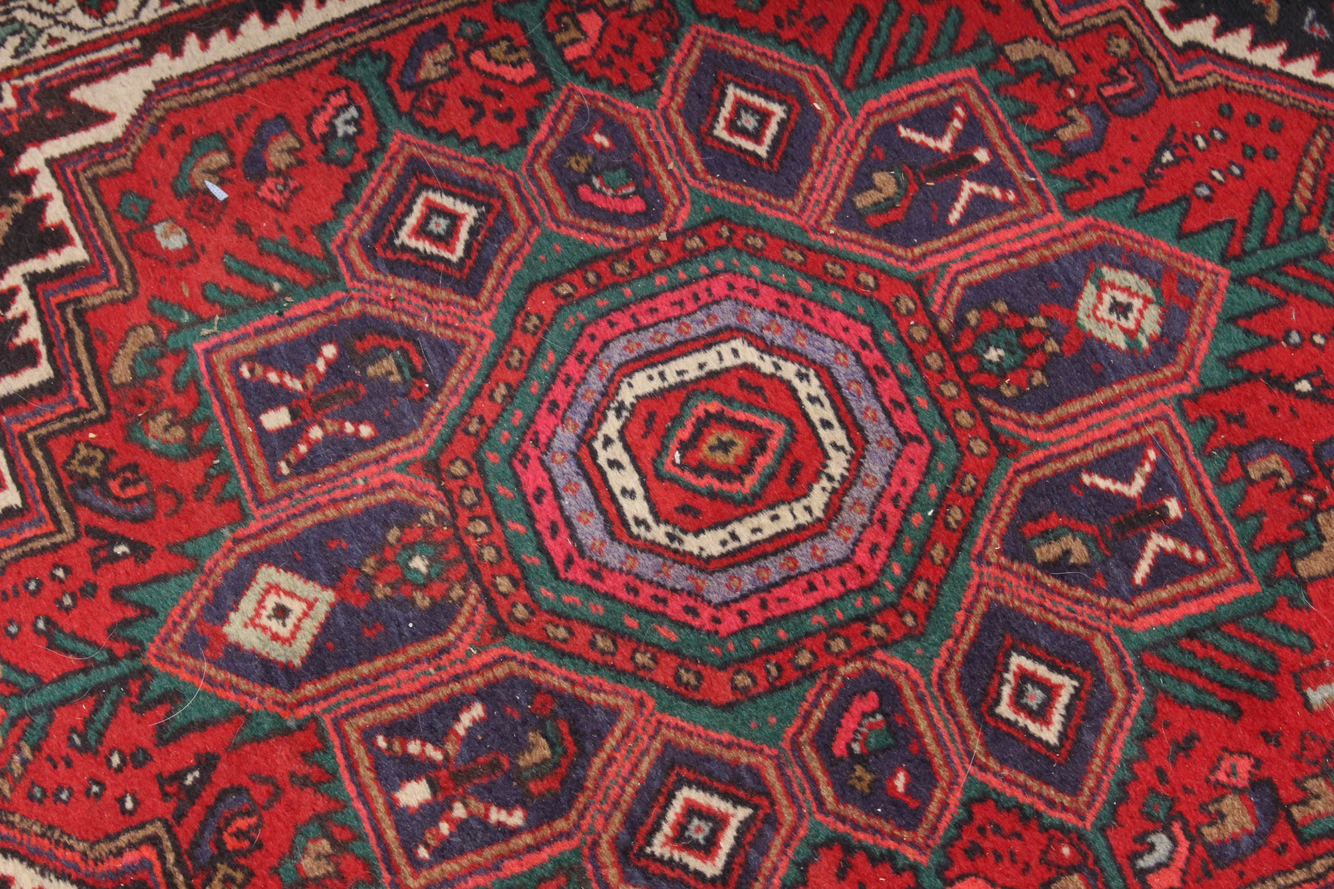 Hand Knotted Caucasian Accent Rug