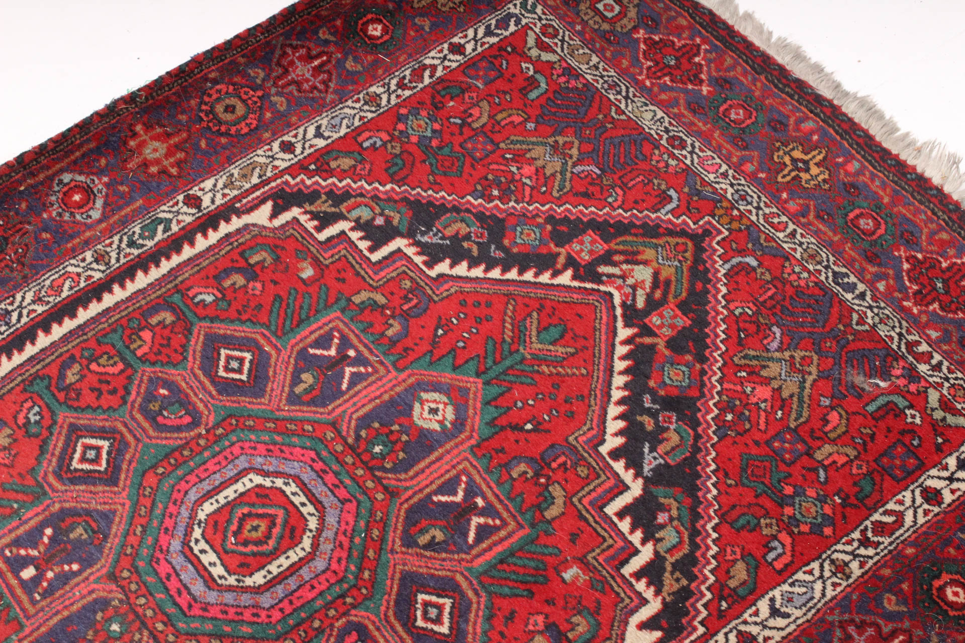 Hand Knotted Caucasian Accent Rug