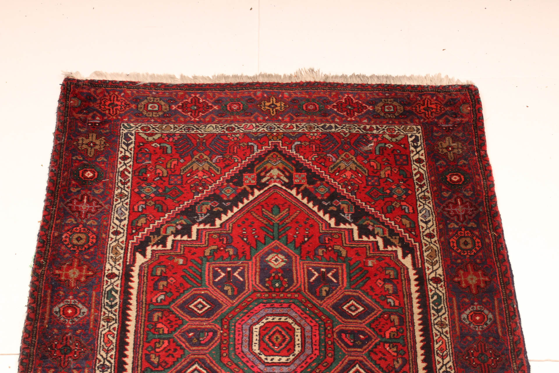 Hand Knotted Caucasian Accent Rug