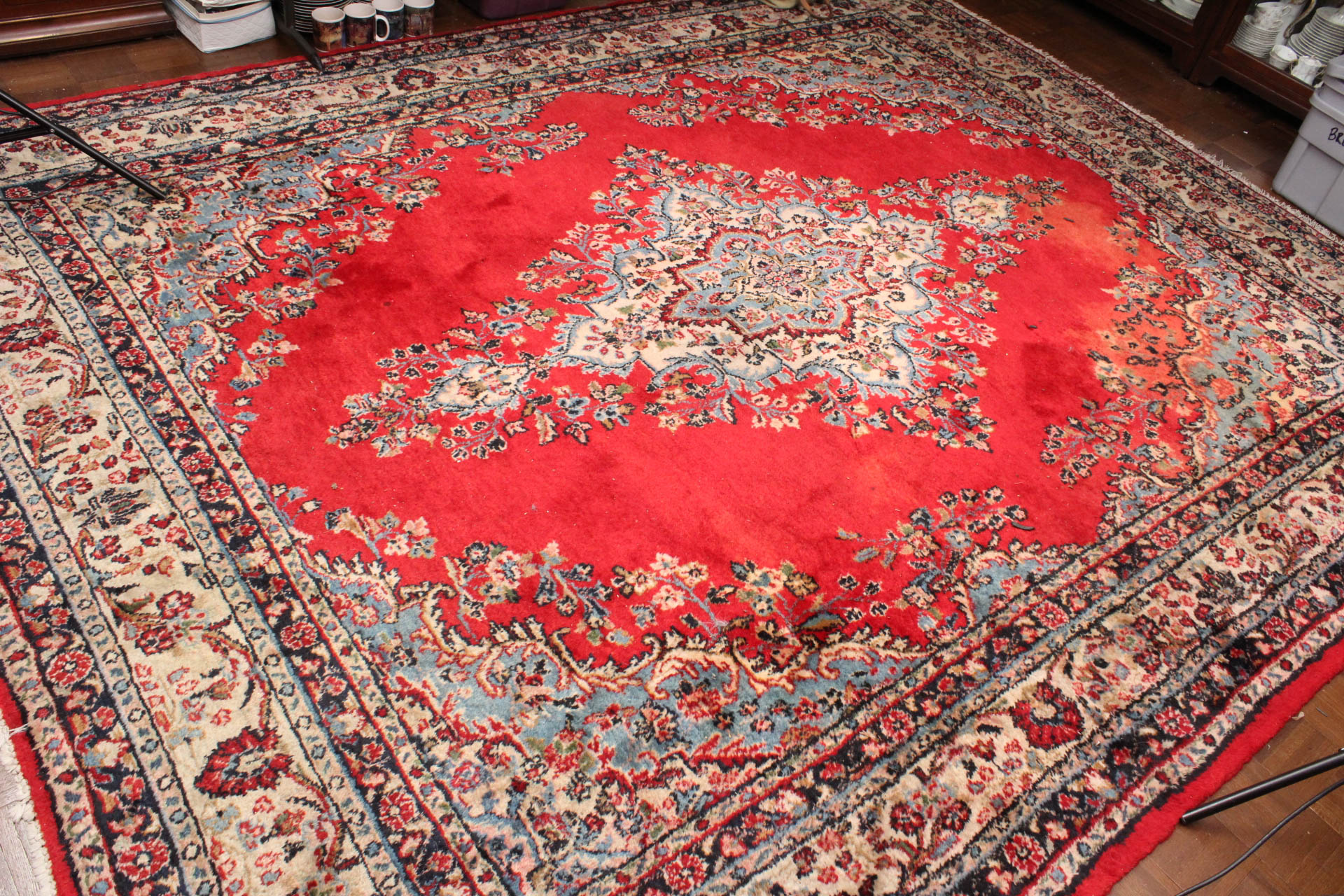 Hand Knotted Indo-Persian Room Size Area Rug