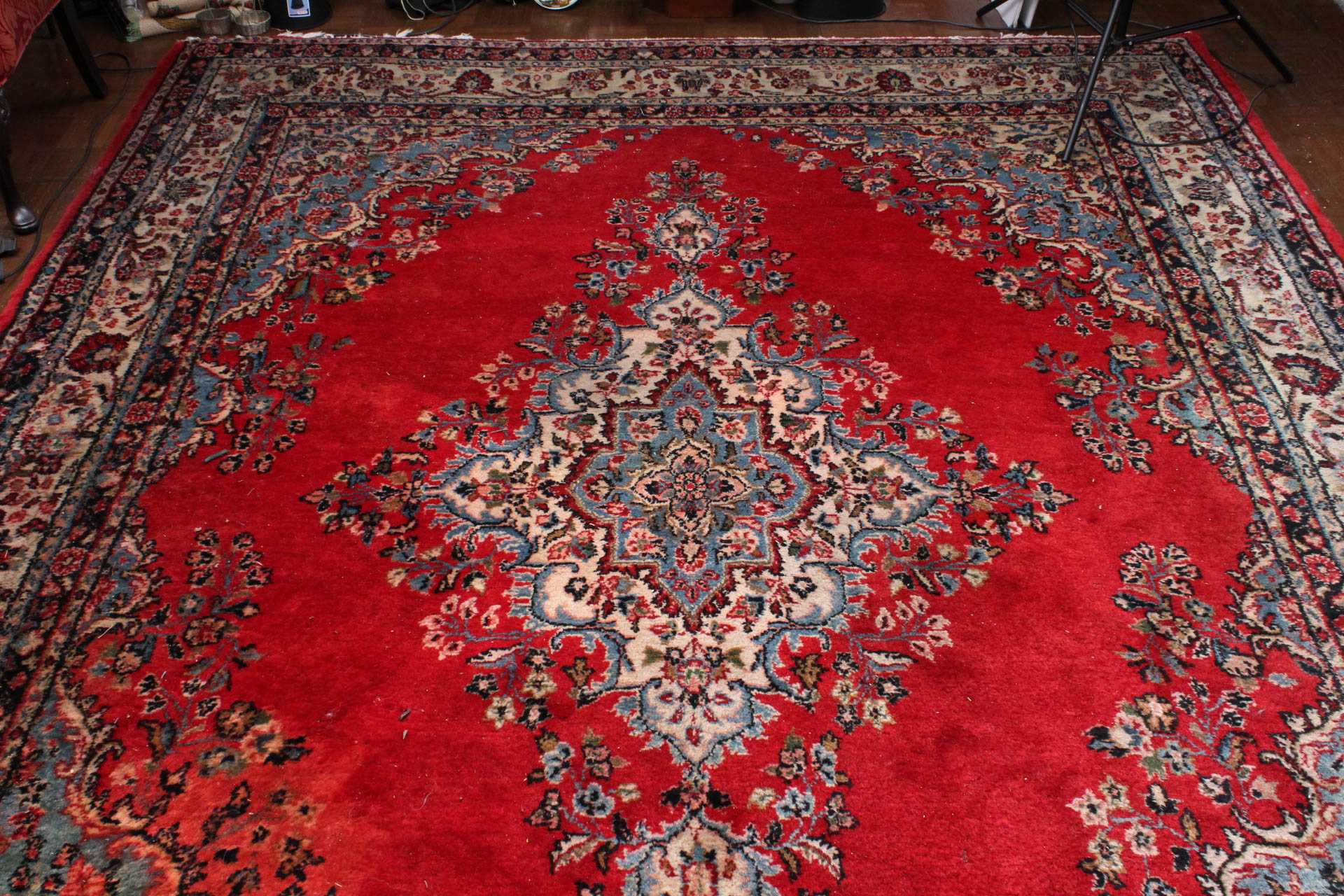 Hand Knotted Indo-Persian Room Size Area Rug