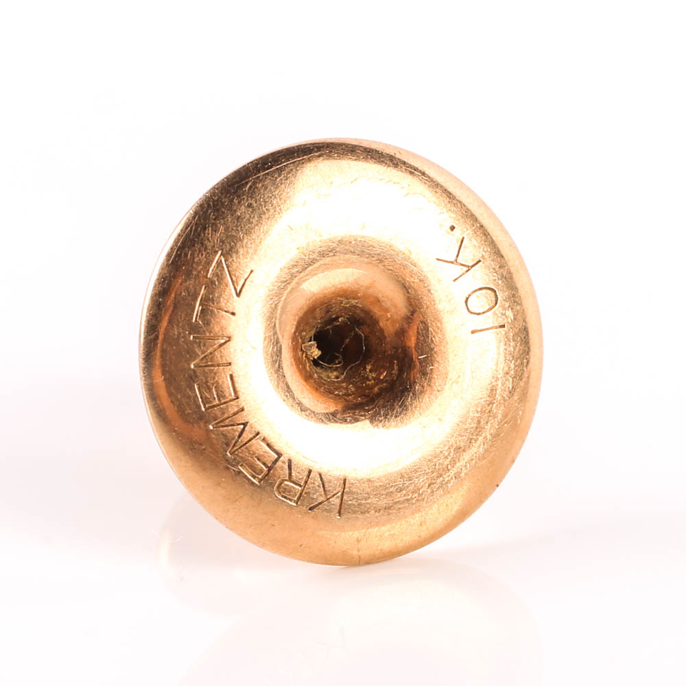 10K Krementz Shirt Stud