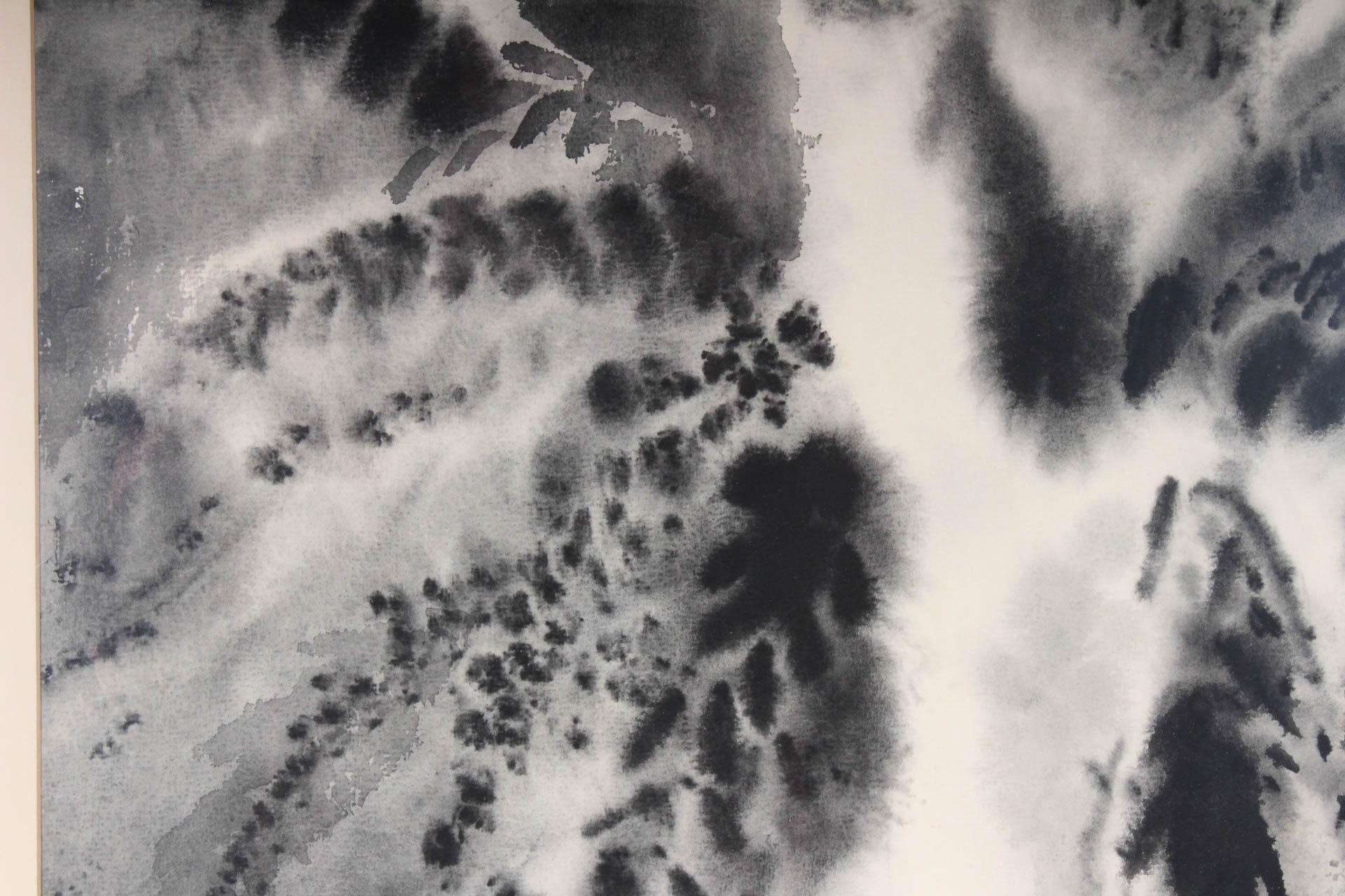 Original Thelma Walter Watercolor Painting "Nocturne Tree"