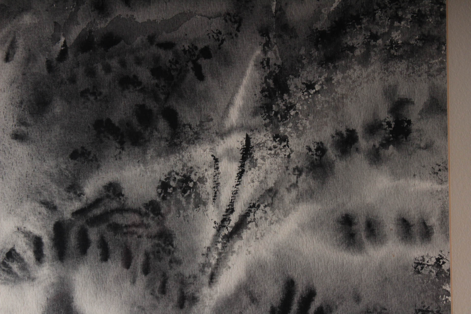 Original Thelma Walter Watercolor Painting "Nocturne Tree"