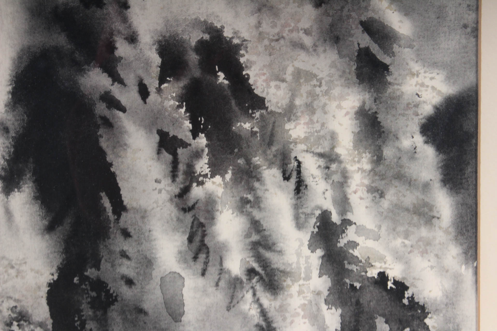 Original Thelma Walter Watercolor Painting "Nocturne Tree"