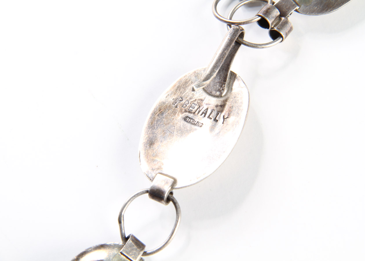 Pauline Benally Navajo Sterling Silver and Turquoise Concho Belt