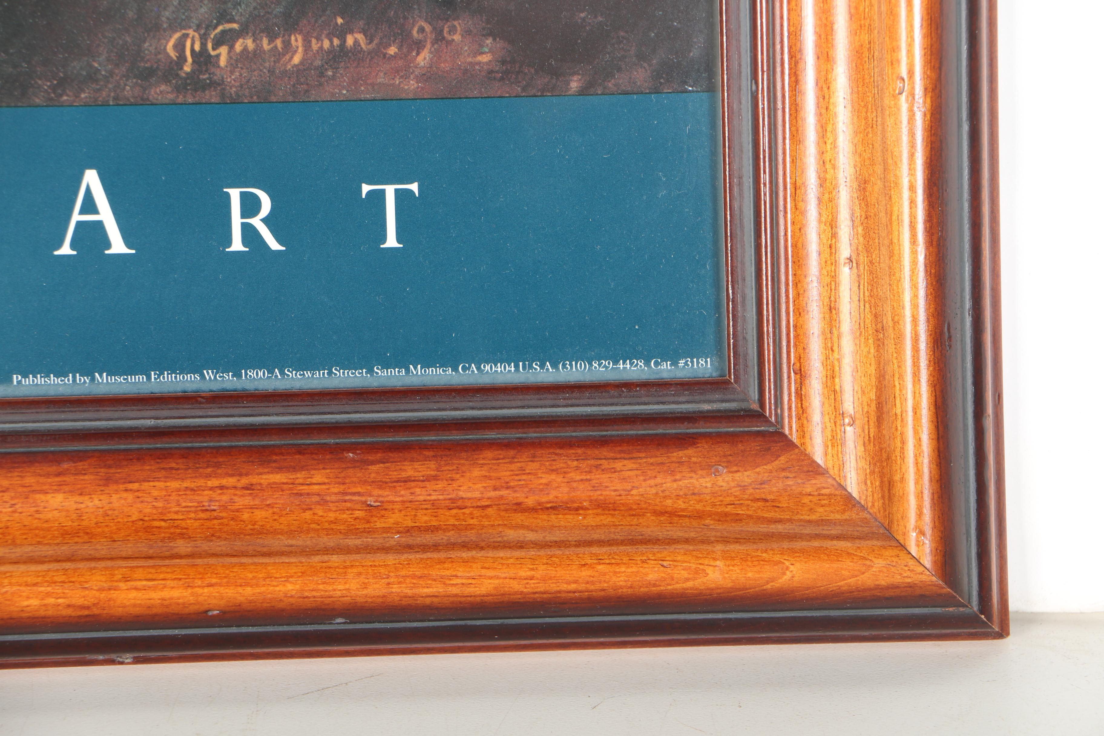 After Paul Gauguin Offset Lithograph "Landscape at Le Pouldu"