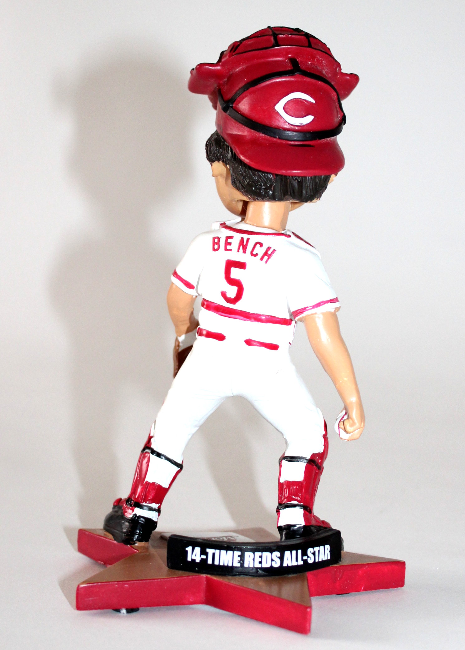 Johnny Bench Autographed Baseball and Bobblehead