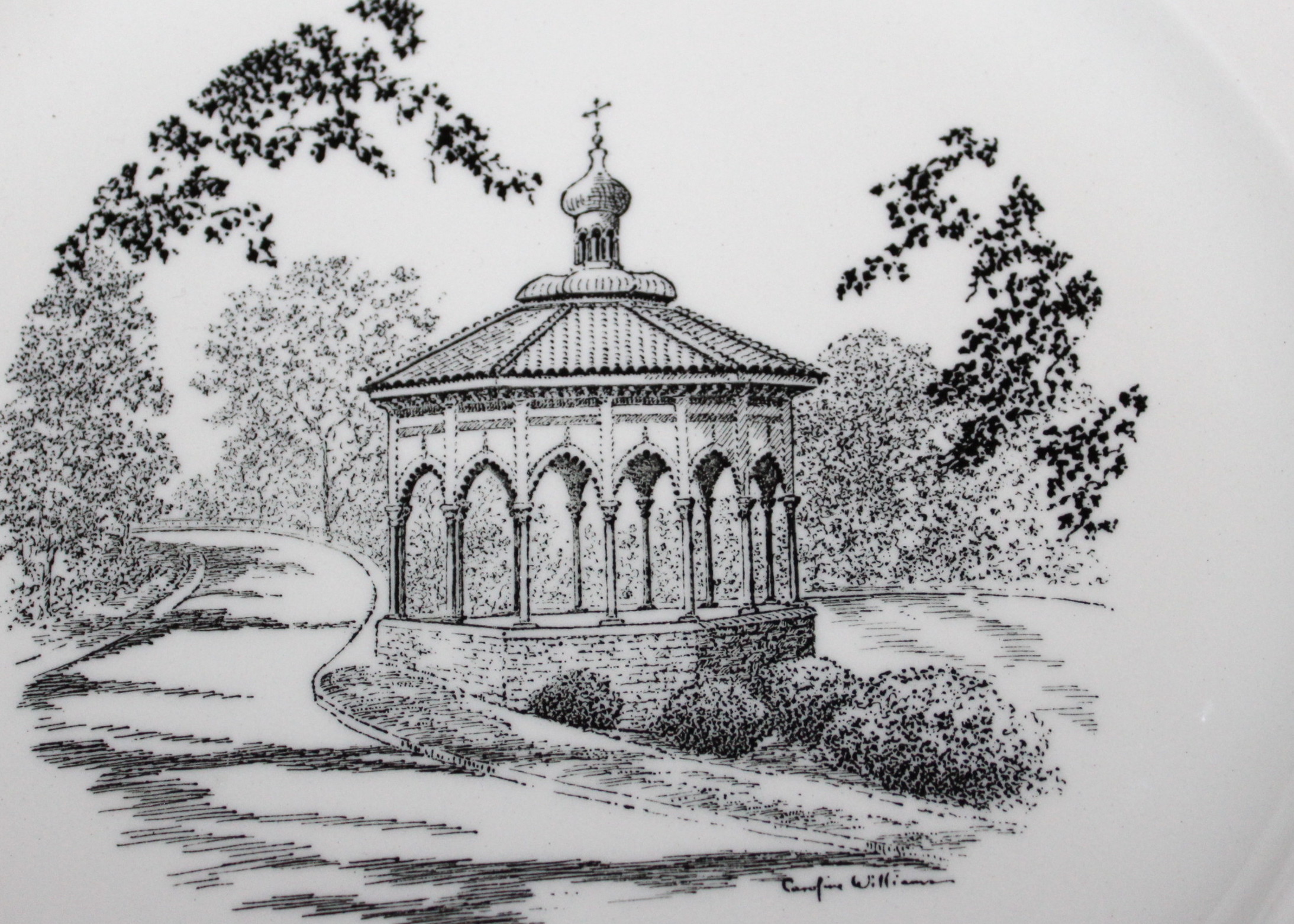 Set of Eleven Caroline Williams Plates