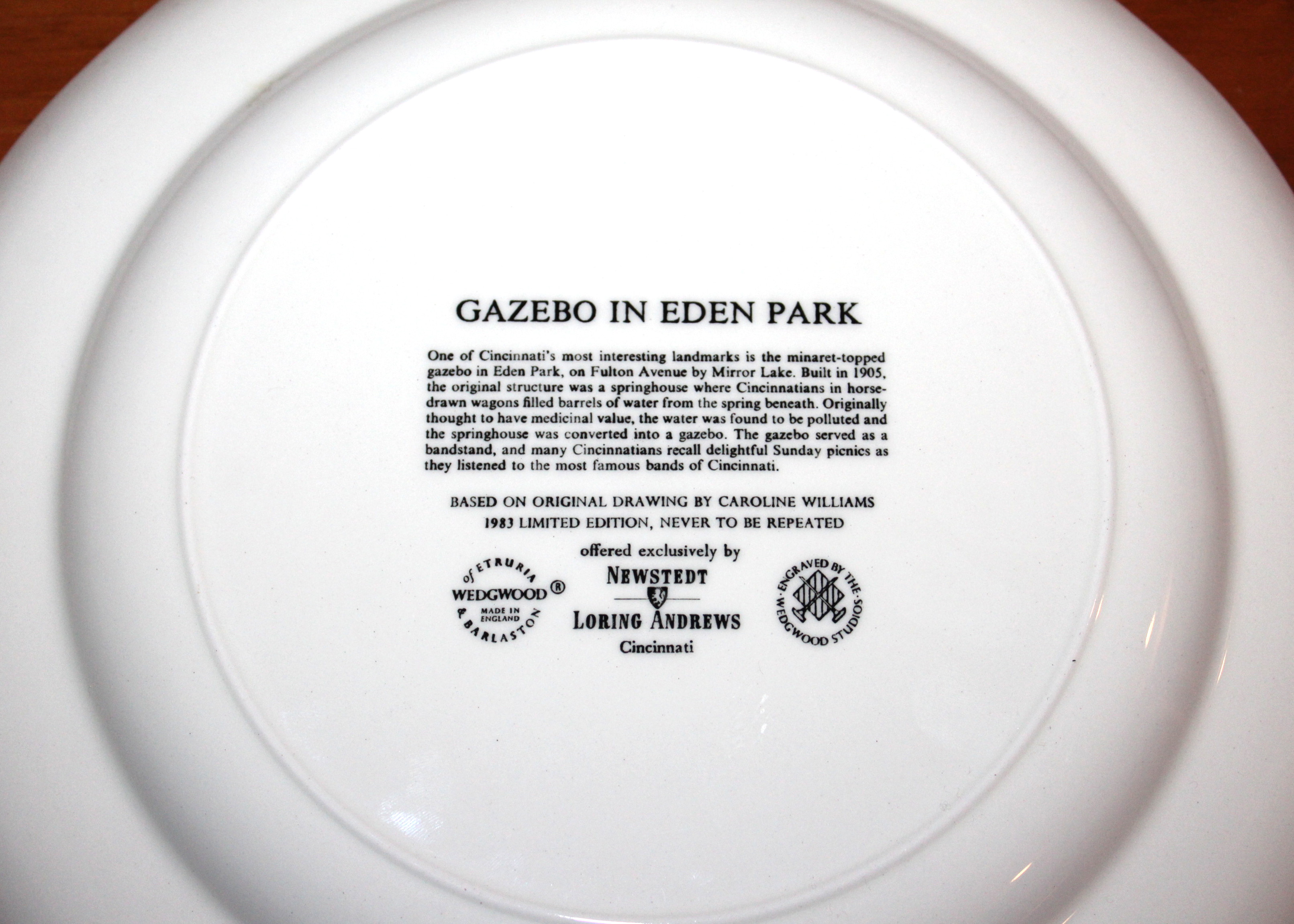 Set of Eleven Caroline Williams Plates