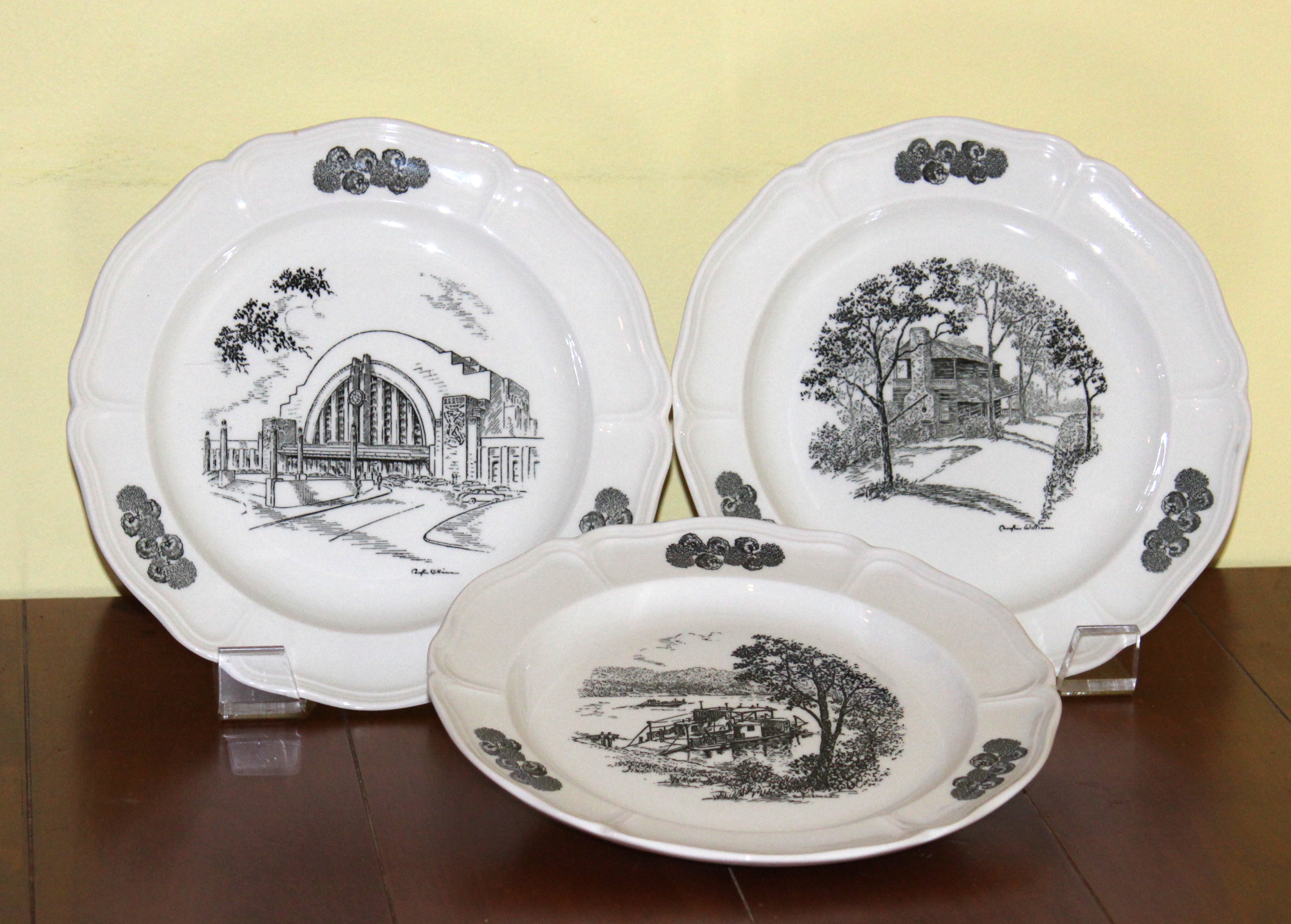 Ten Caroline Williams Plates