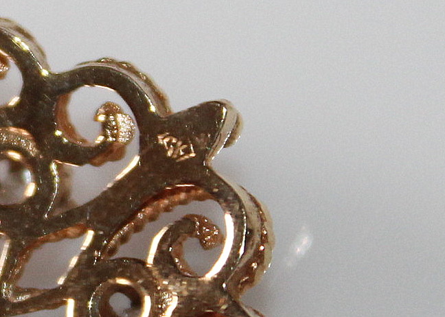 Gold and Diamond Brooch
