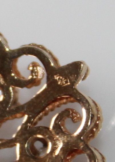 Gold and Diamond Brooch