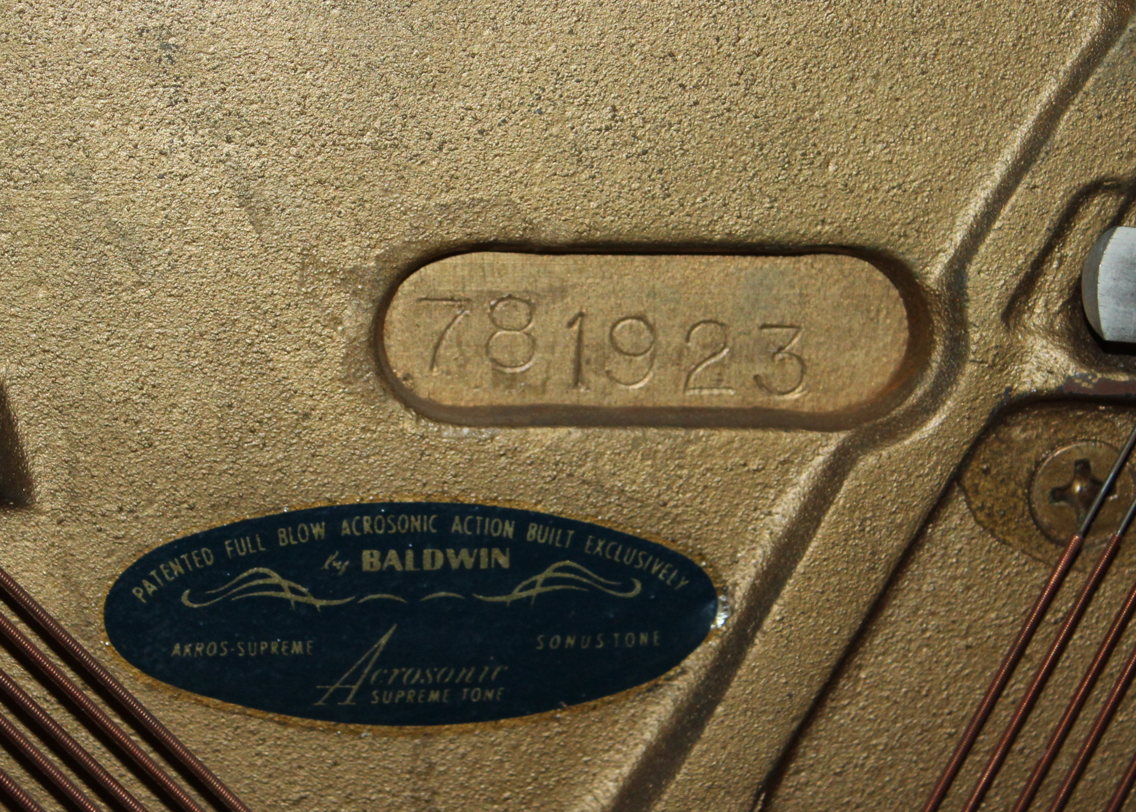 Baldwin Acrosonic Spinet Piano