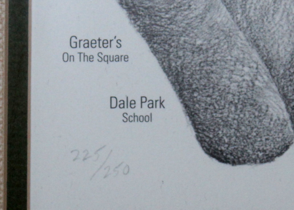 Offset Lithograph Print "Cupolas of Mariemont" by John Ruthven