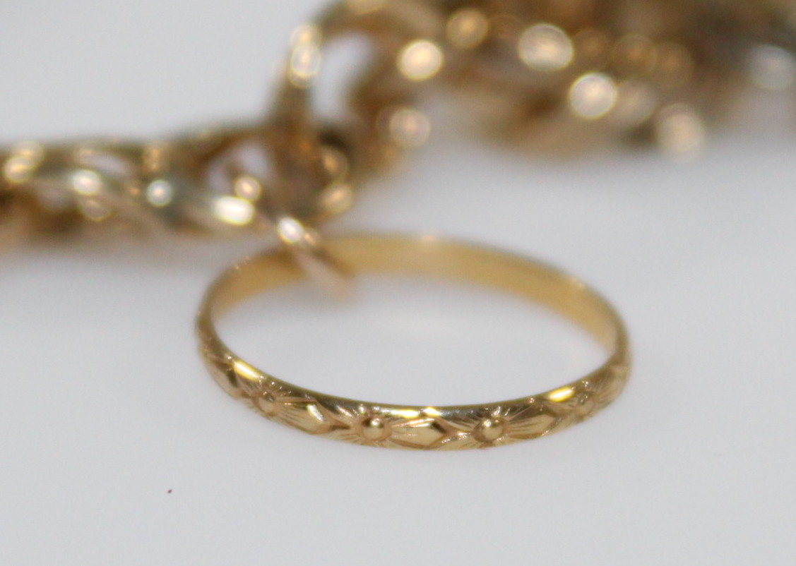 14K Gold Charm Bracelet and Charms