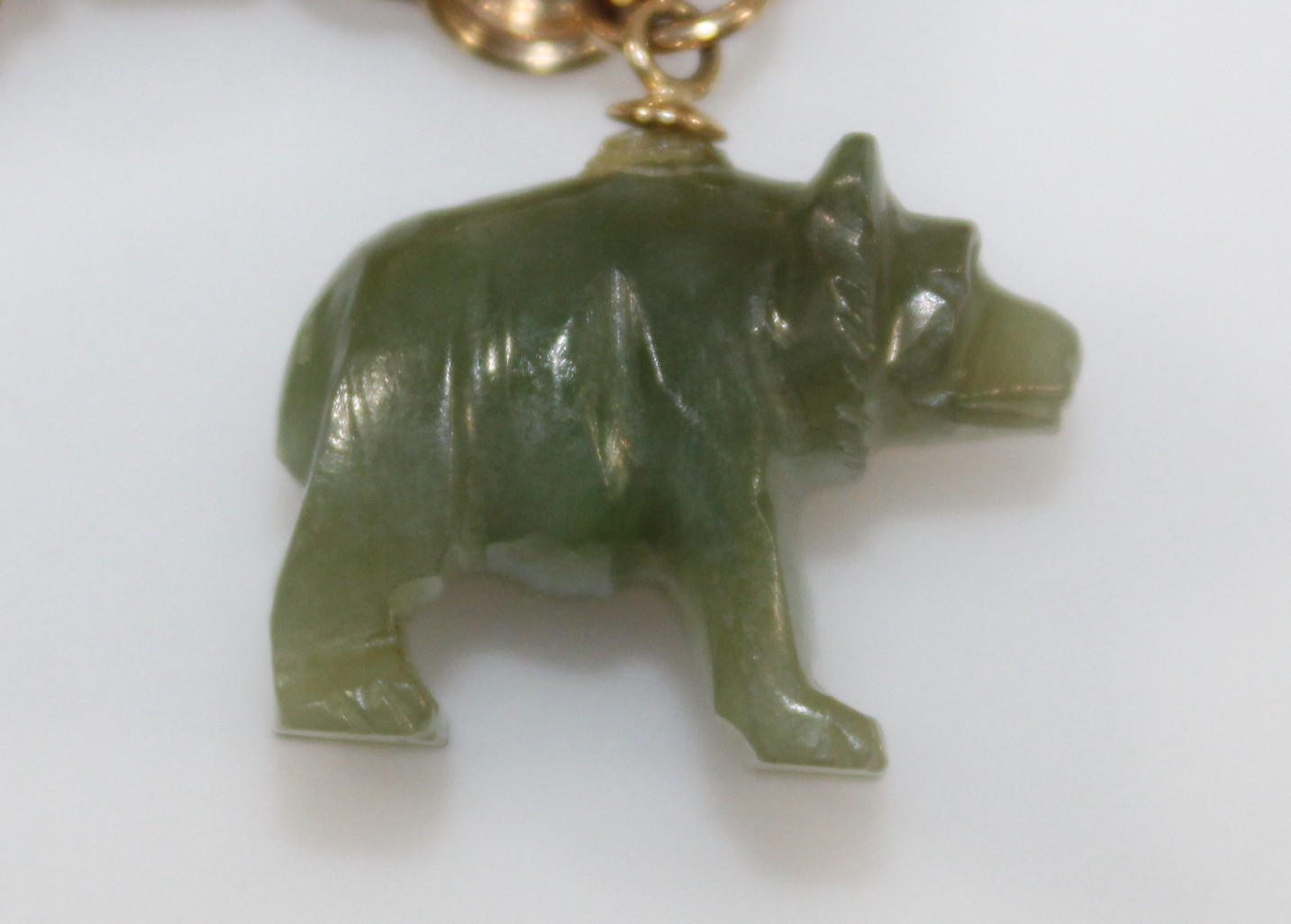 14K Gold Charm Bracelet and Charms