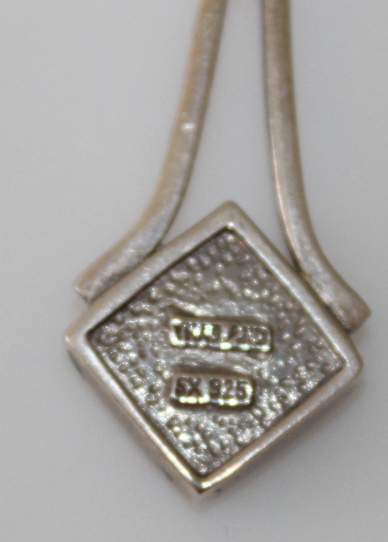 Sterling and Natural Stone Pendants