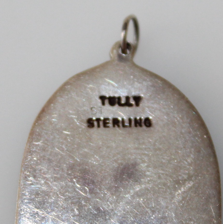 Sterling and Tile Pendants