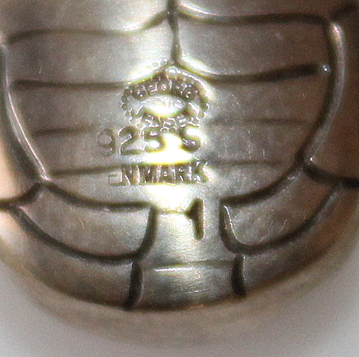 Georg Jensen Sterling Scarab Charm