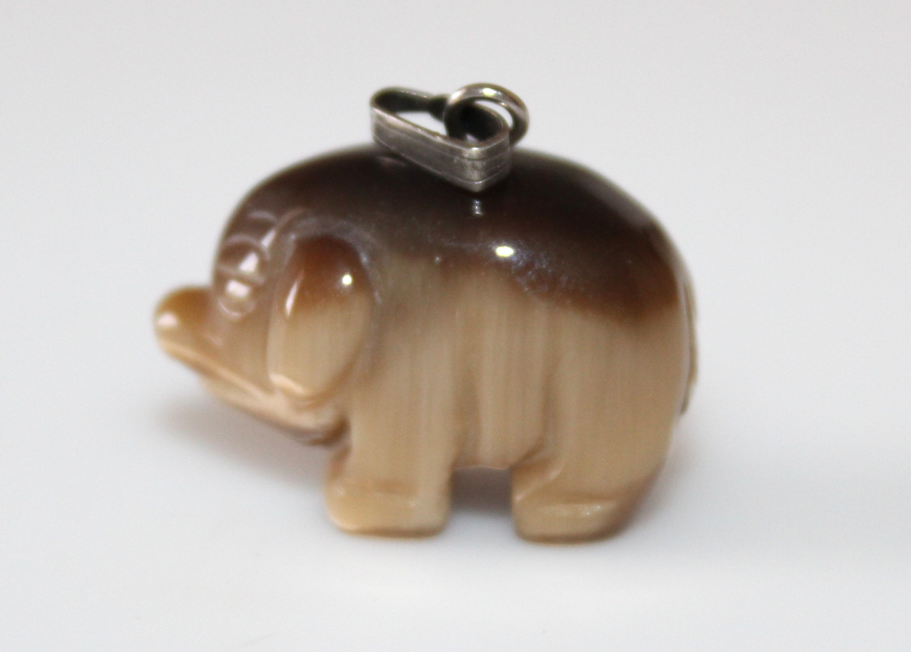 Scarab HSB Bracelet and Carved Tiger's Eye Pendant