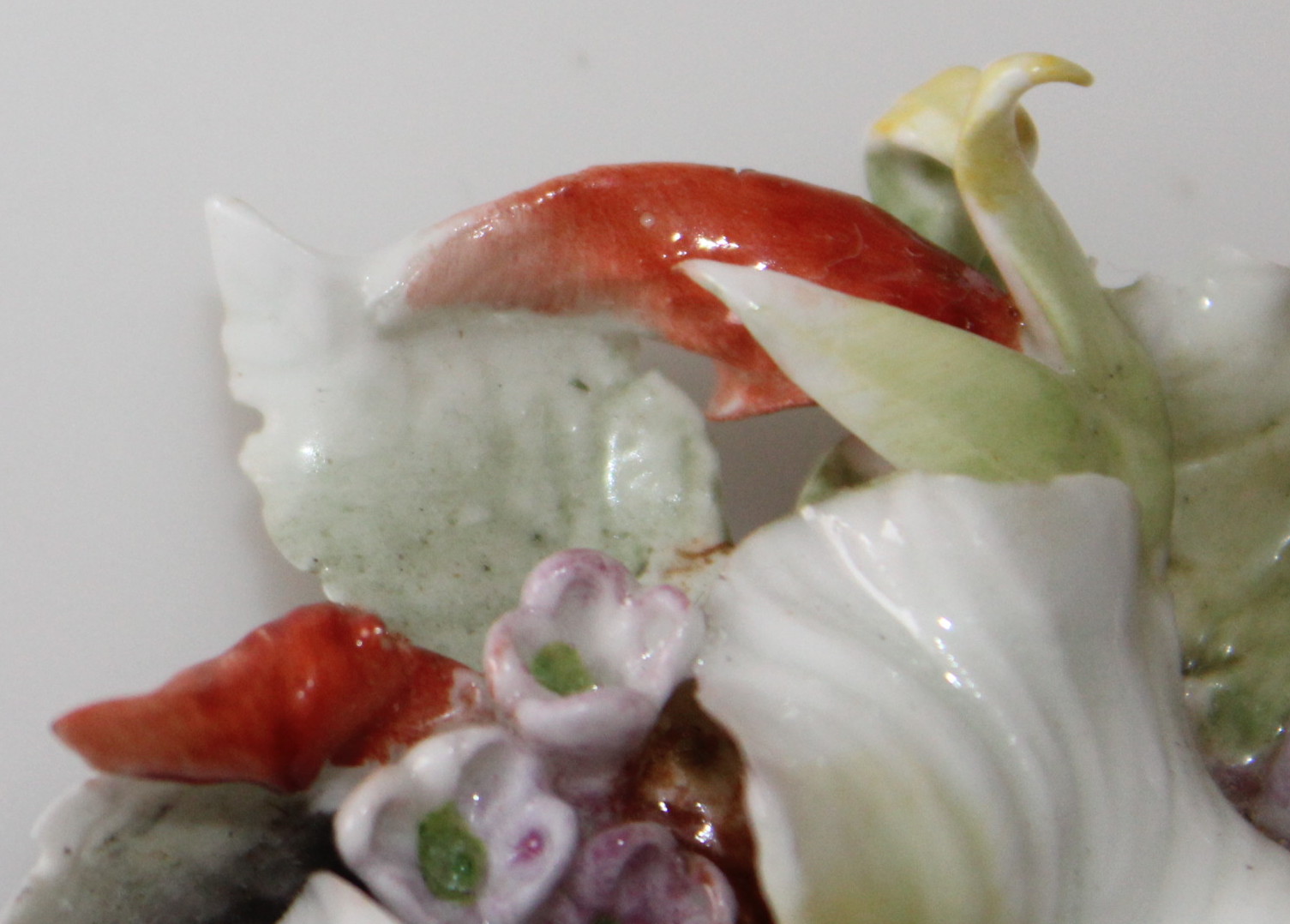 Vintage Royal Crown Derby Porcelain Brooch