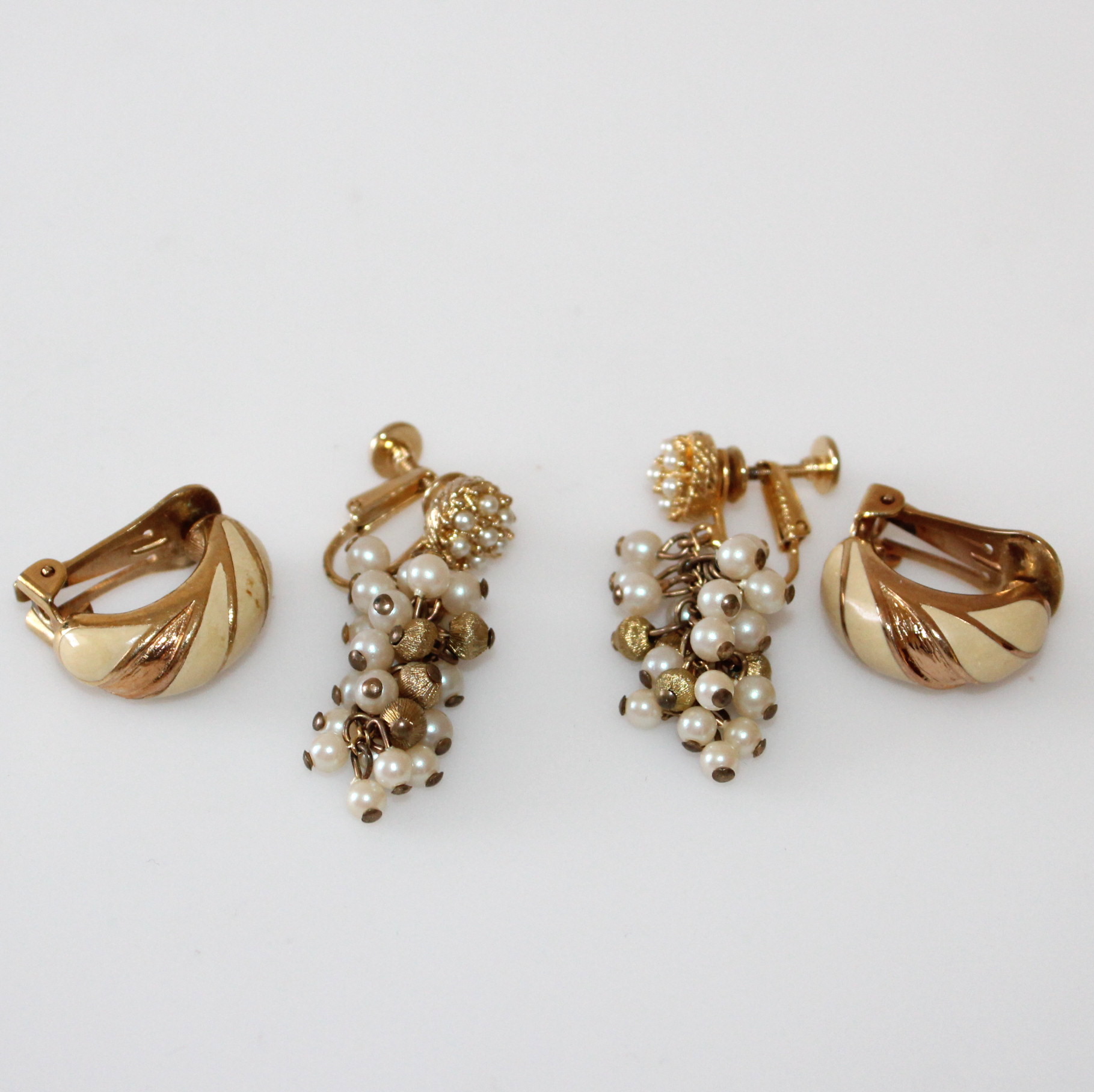 VIntage Gold Tone Earrings